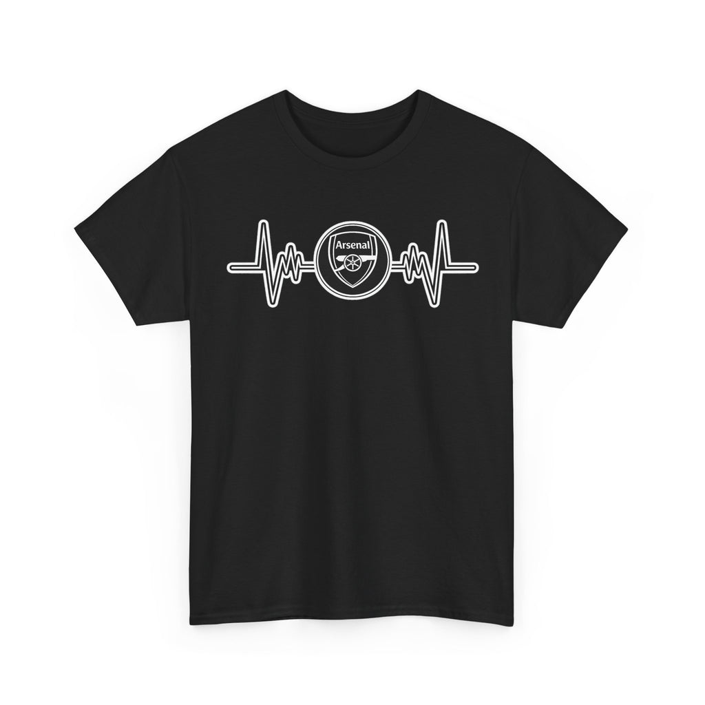 Arsenal Heartbeat T-Shirt — Premier League Fans’ Cotton Tee