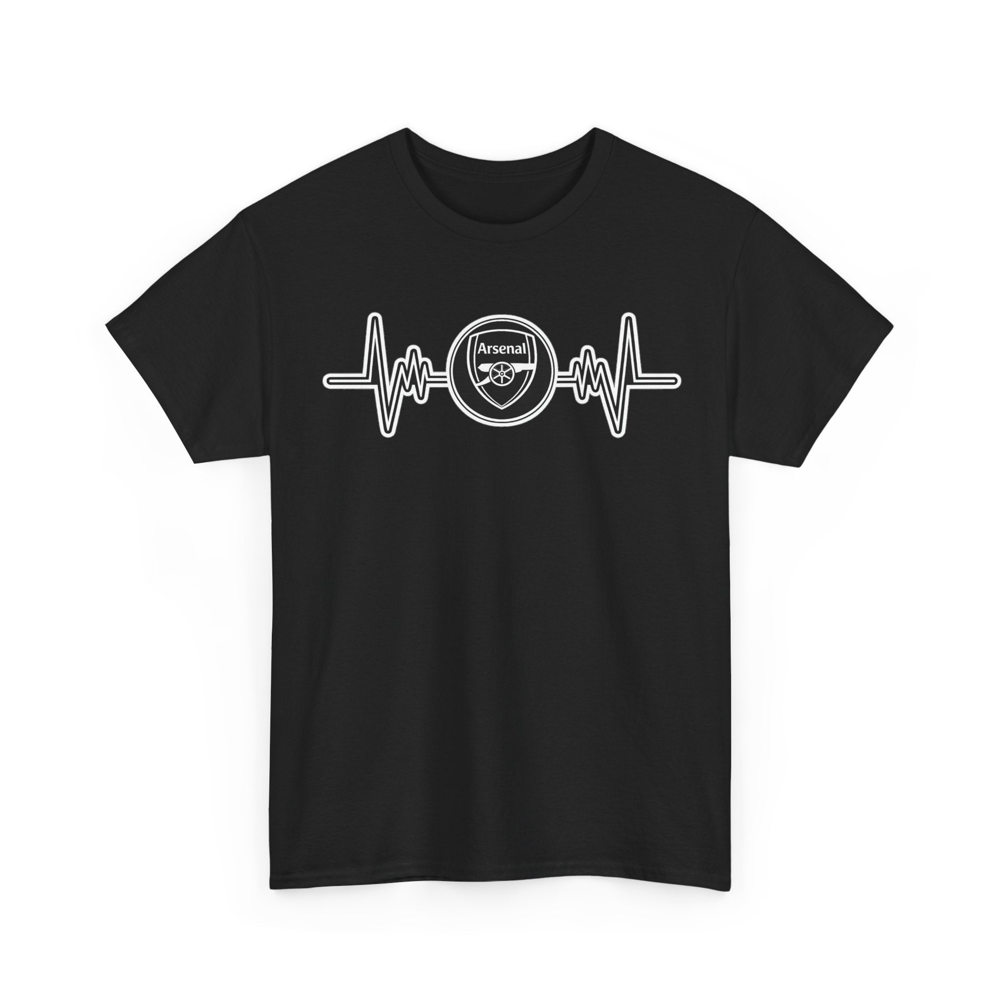 Arsenal Heartbeat T-Shirt — Premier League Fans’ Cotton Tee