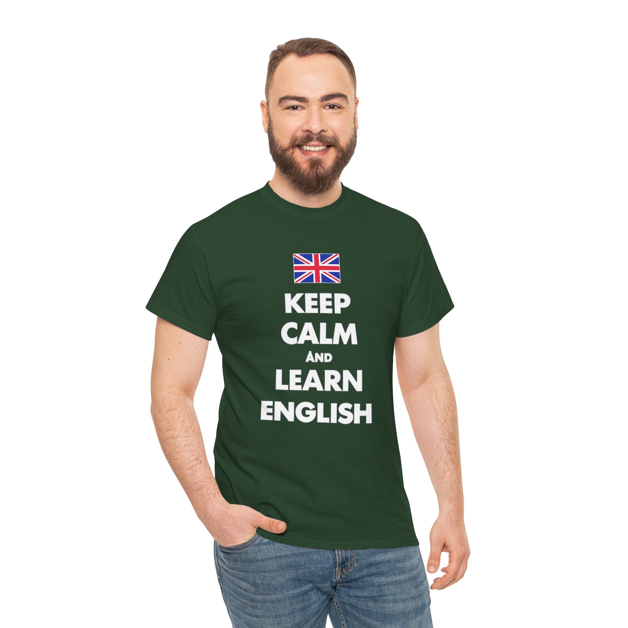 Keep Calm and Learn English T‑Shirt