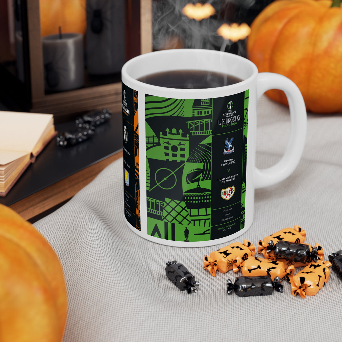 2026 UEFA Finals Programme Covers Inspired Ceramic Coffee Mug (11oz & 15oz)