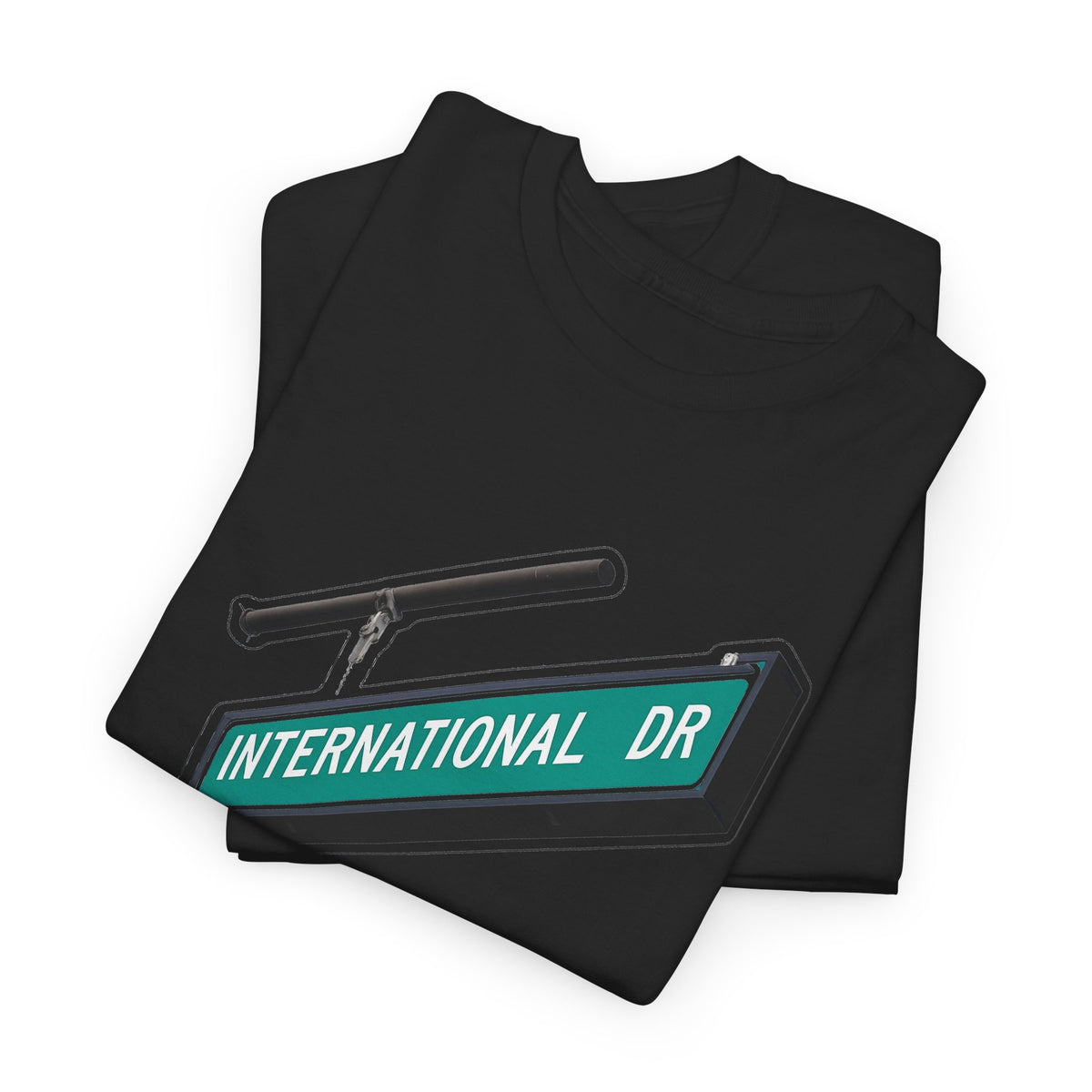 International Dr Street Sign Cotton T-Shirt