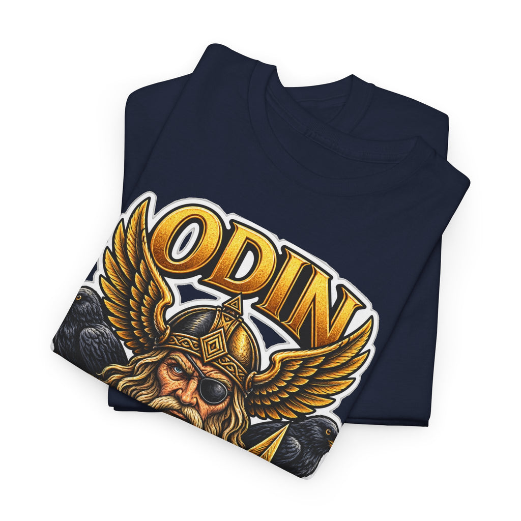 Odin Viking Cotton T-Shirt — Norse God Graphic Tee