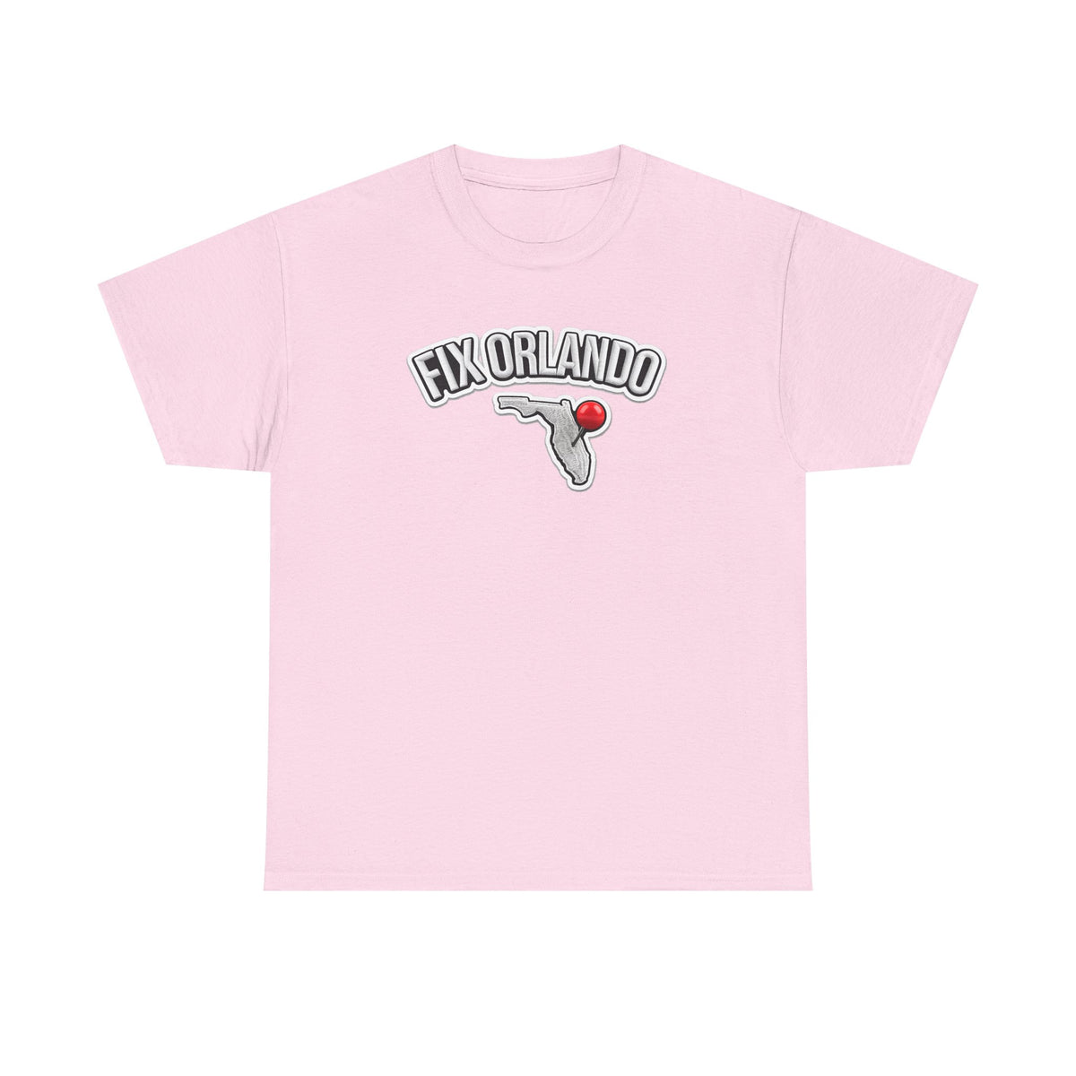 Fix Orlando T-Shirt — Florida Map with Bowling Pin Local Pride Tee