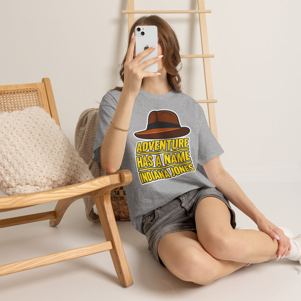 Adventure Has a Name Indiana Jones Graphic Cotton T-Shirt