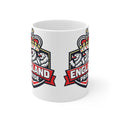 England Pride Ceramic Mug — Crowned Lion 11oz & 15oz Coffee Cup