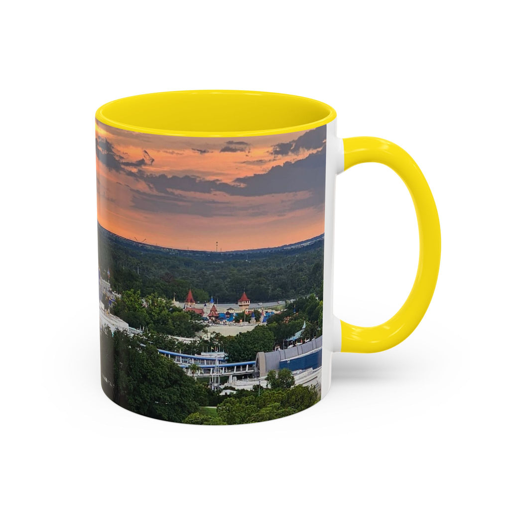 Disney Magic Kingdom Castle Sunset Coffee Mug (Accent, 11/15oz)