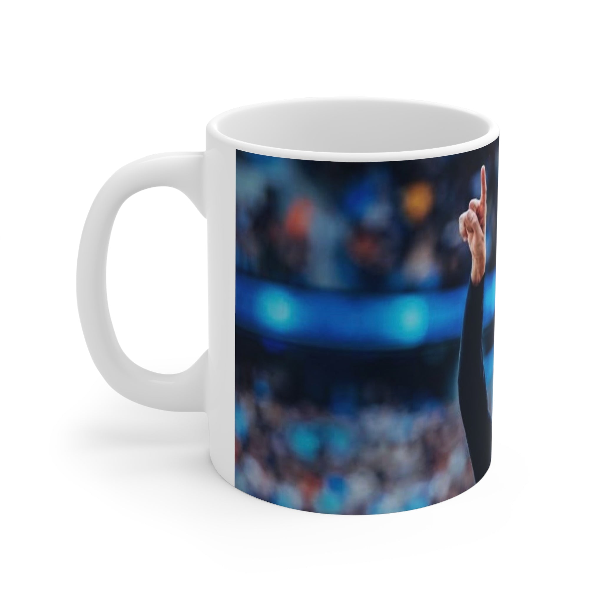 10 years with Pep Ceramic Coffee Mug — Inspirational Coach Celebration Design