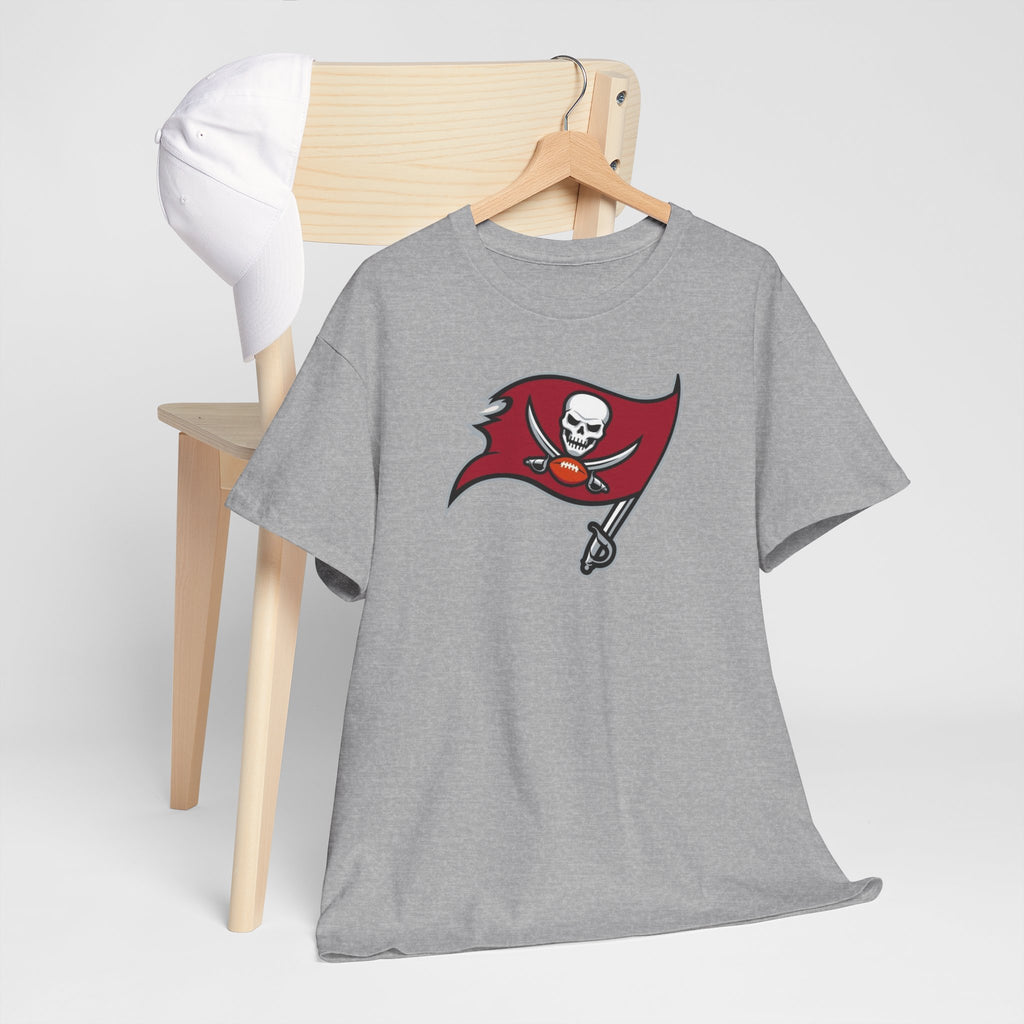 Tampa Bay Buccaneers Flag T-Shirt — Football Pirate Logo Tee