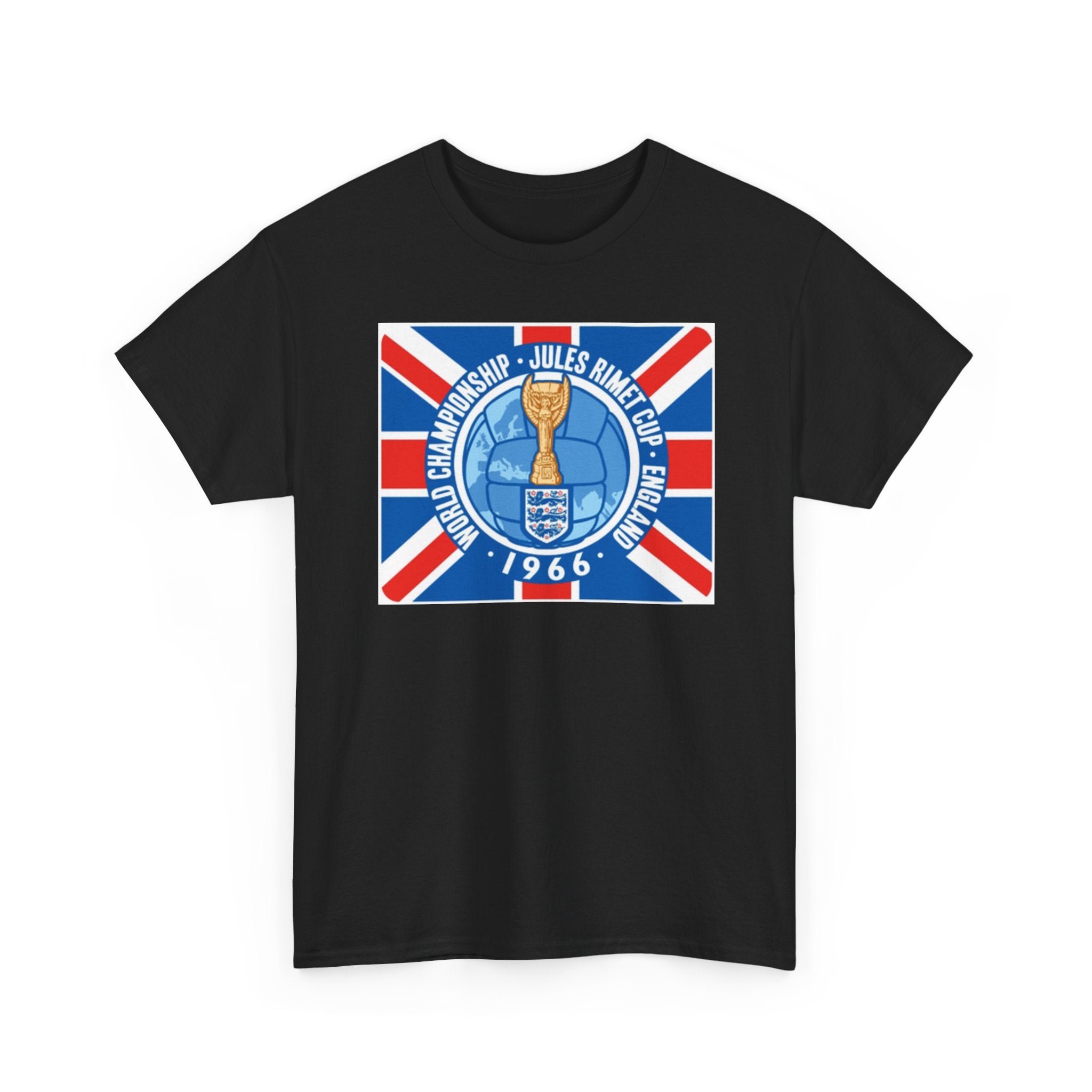 1966 World Cup Jules Rimet Trophy Tee — Vintage England Football Shirt