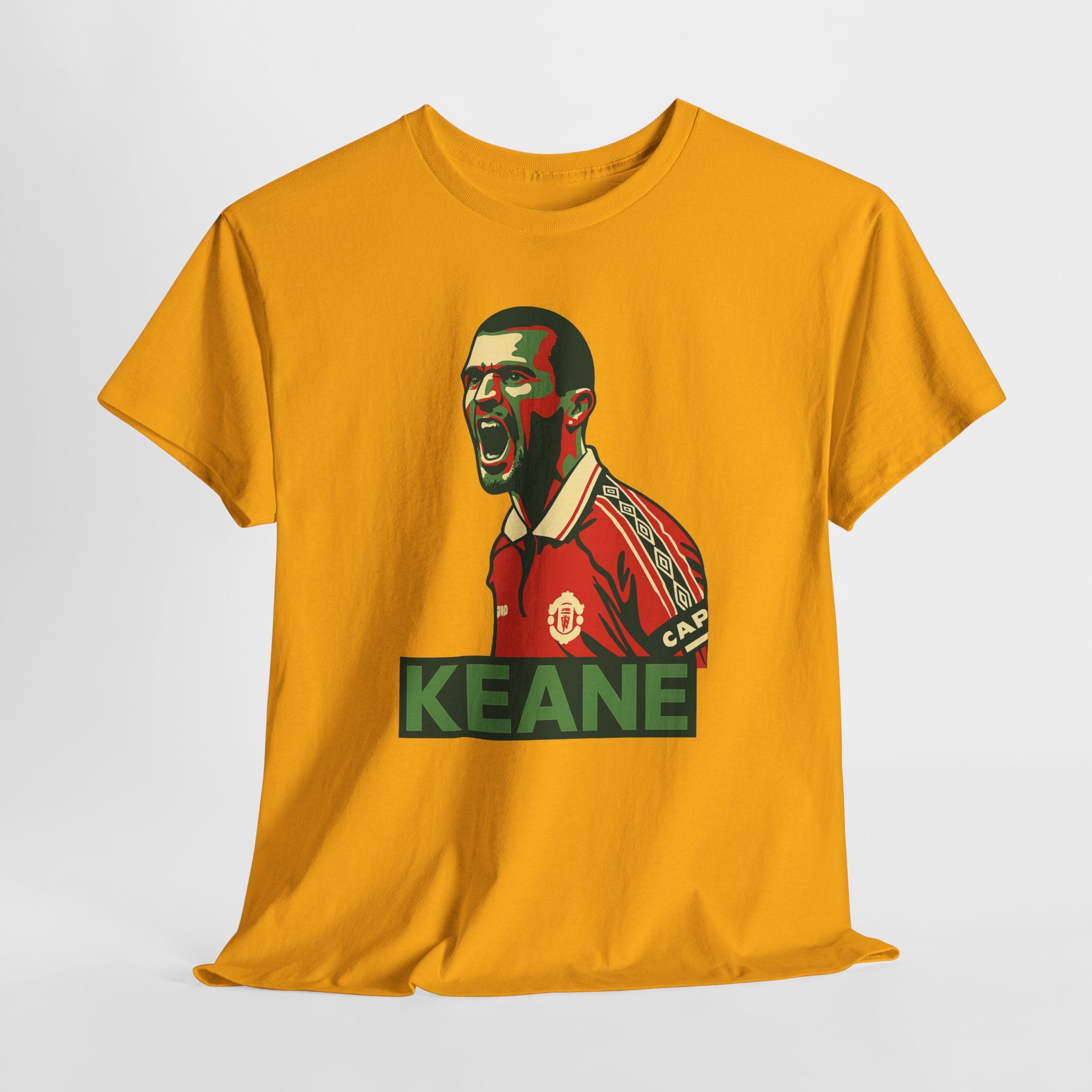 Roy Keane Retro Soccer Tee - Iconic Football Legend Graphic Shirt