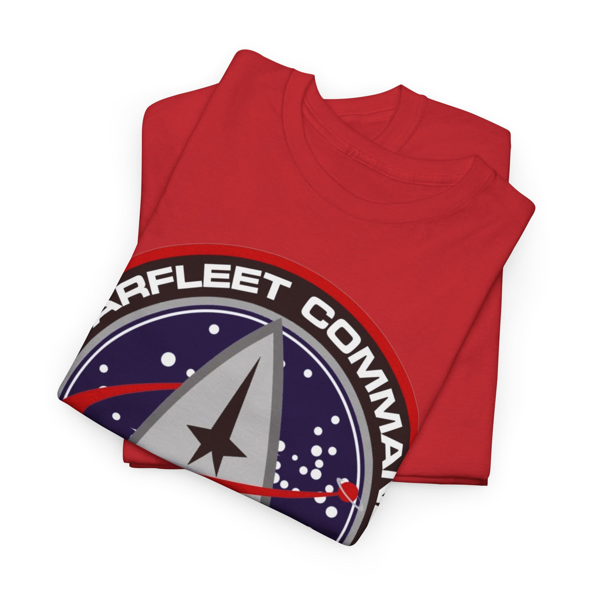 Starfleet Command Logo Inspired Cotton T-Shirt — United Federation of Planets Graphic T‑Shirt