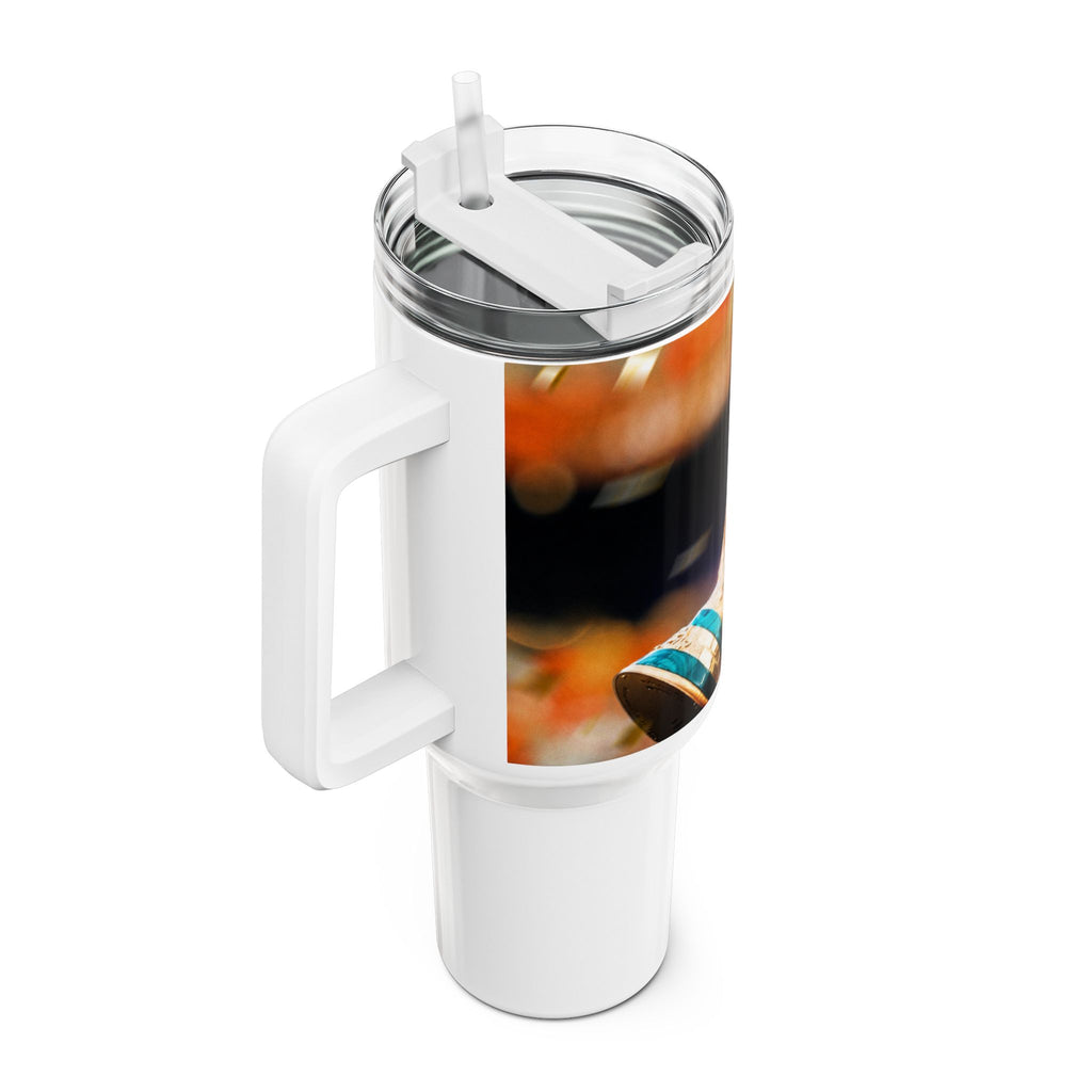40oz World Cup Trophy Football Tumbler — Team Spirit Game Day Cup