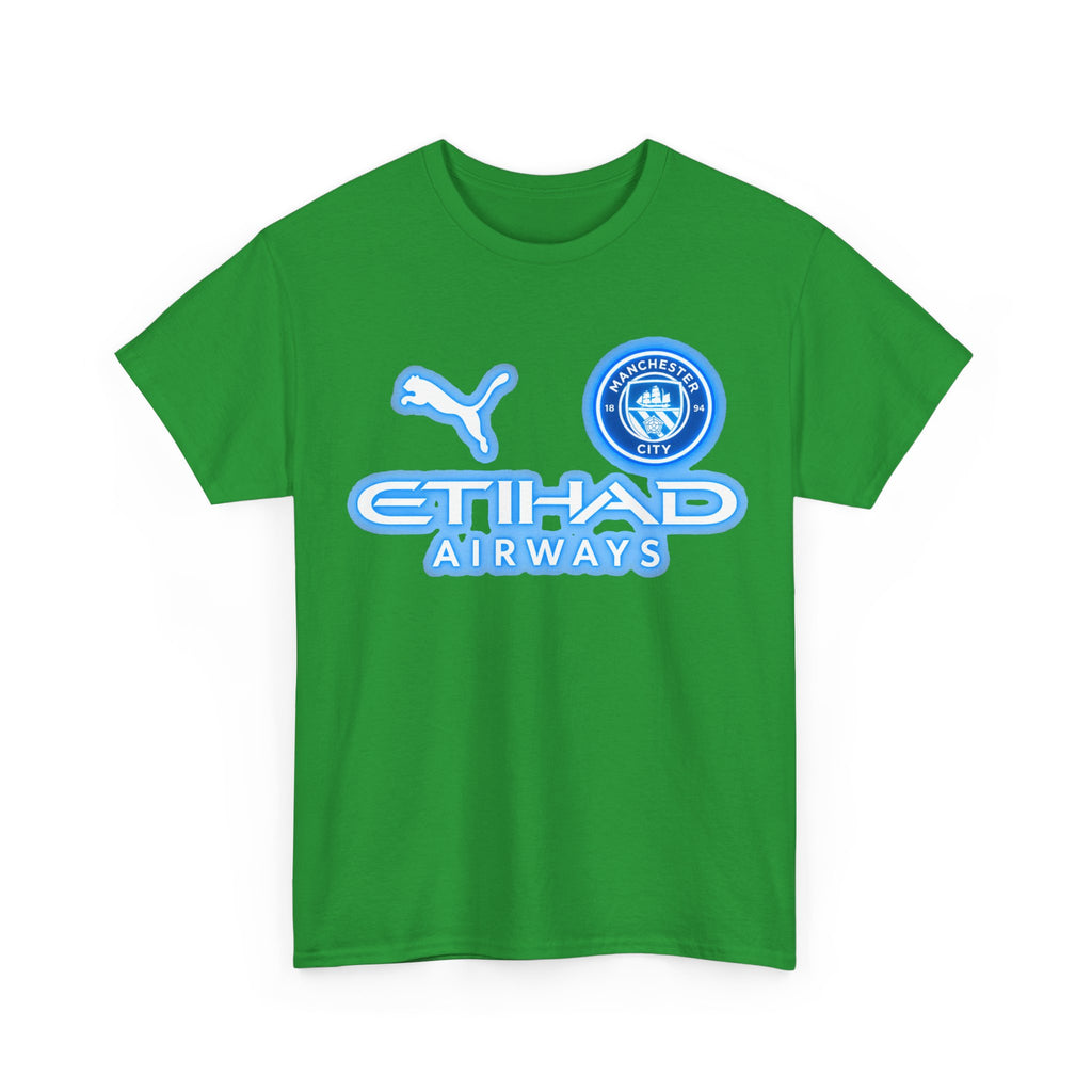 Manchester City Inspired Etihad Airways Logo Tee