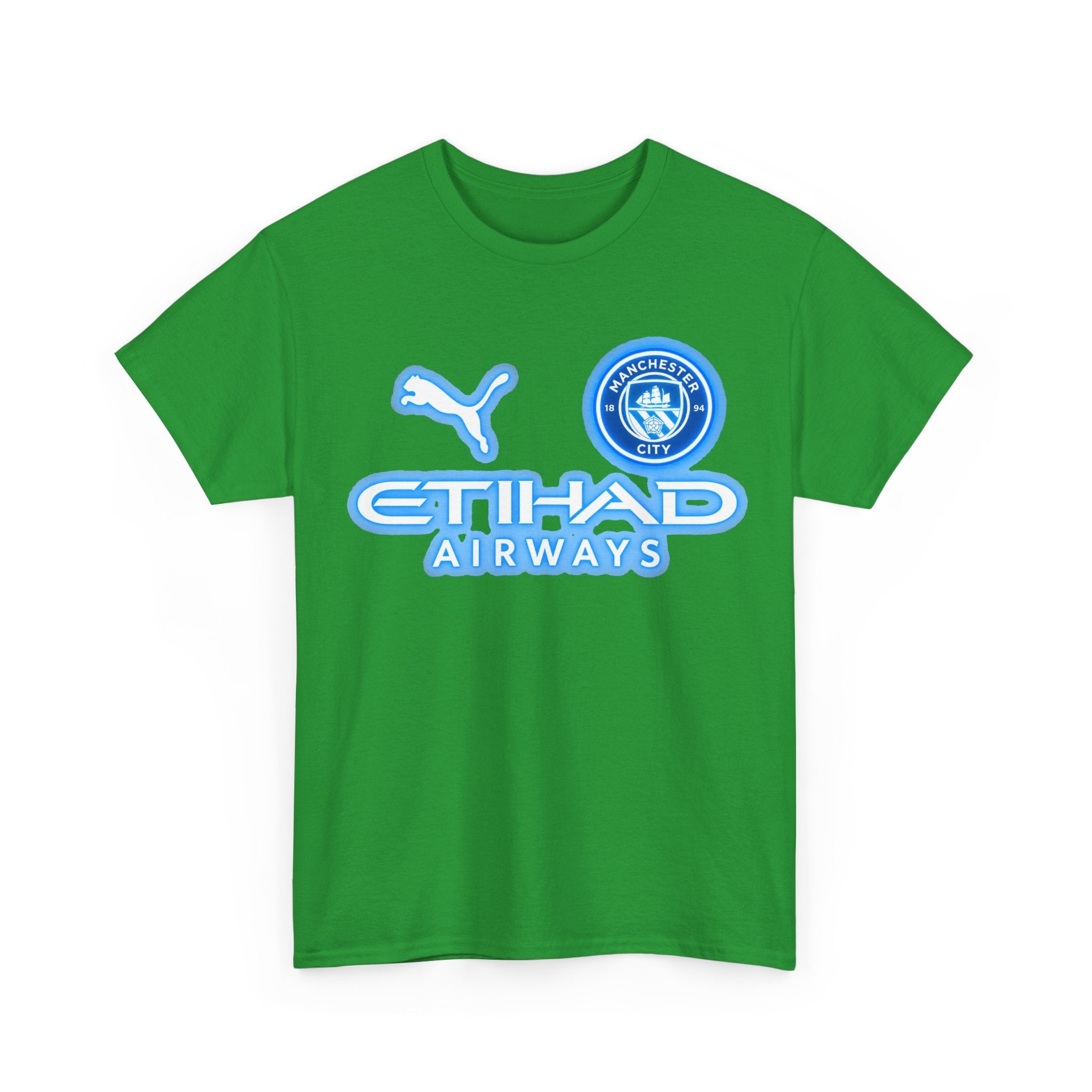 Manchester City Inspired Etihad Airways Logo Tee