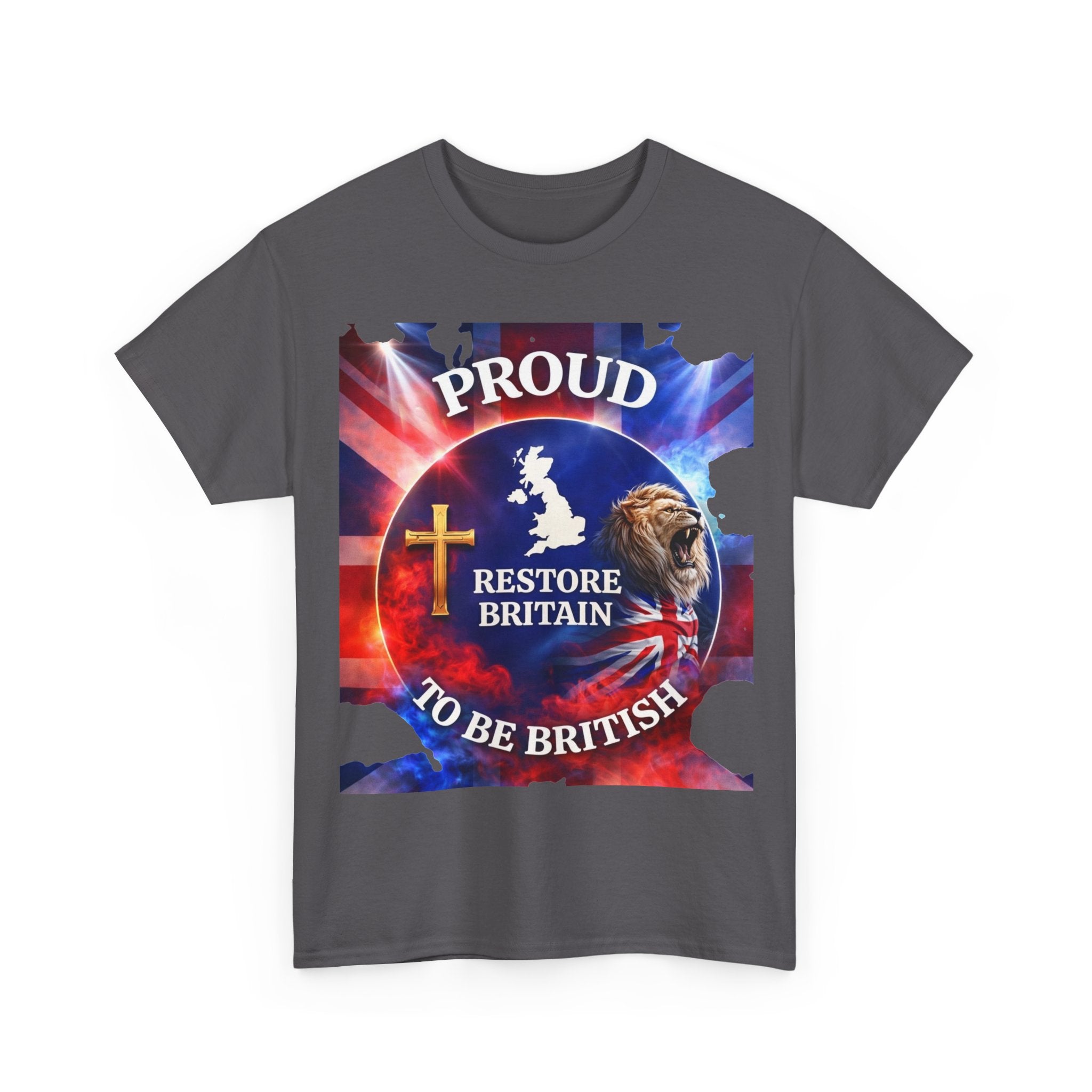 Proud to Be British Restore Britain Cotton T‑Shirt