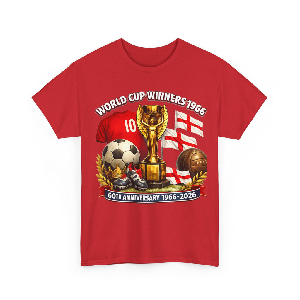 1966 World Cup Winners T‑Shirt — 60th Anniversary England Football Tribute