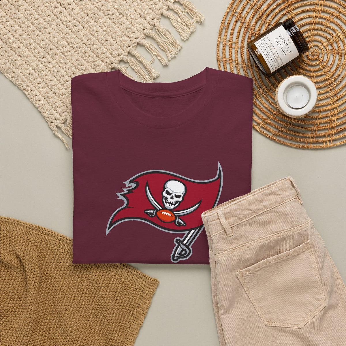 Tampa Bay Buccaneers inspired Unisex Heavy Cotton Tee