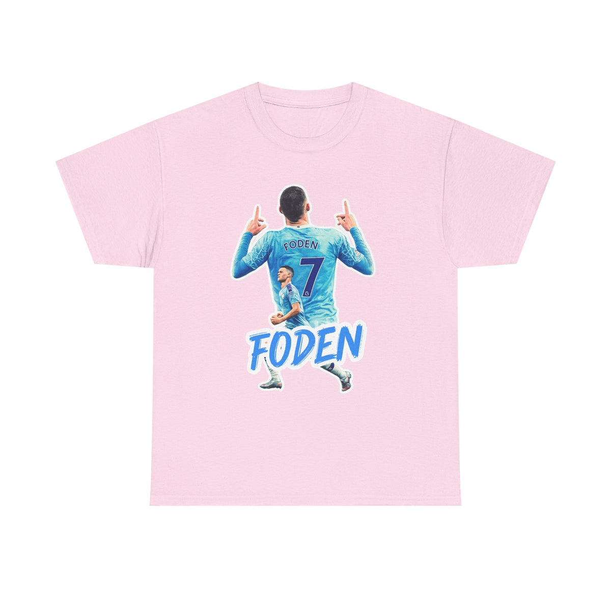 Phil Foden #7 Soccer T‑Shirt — Manchester City Fan Jersey Tribute