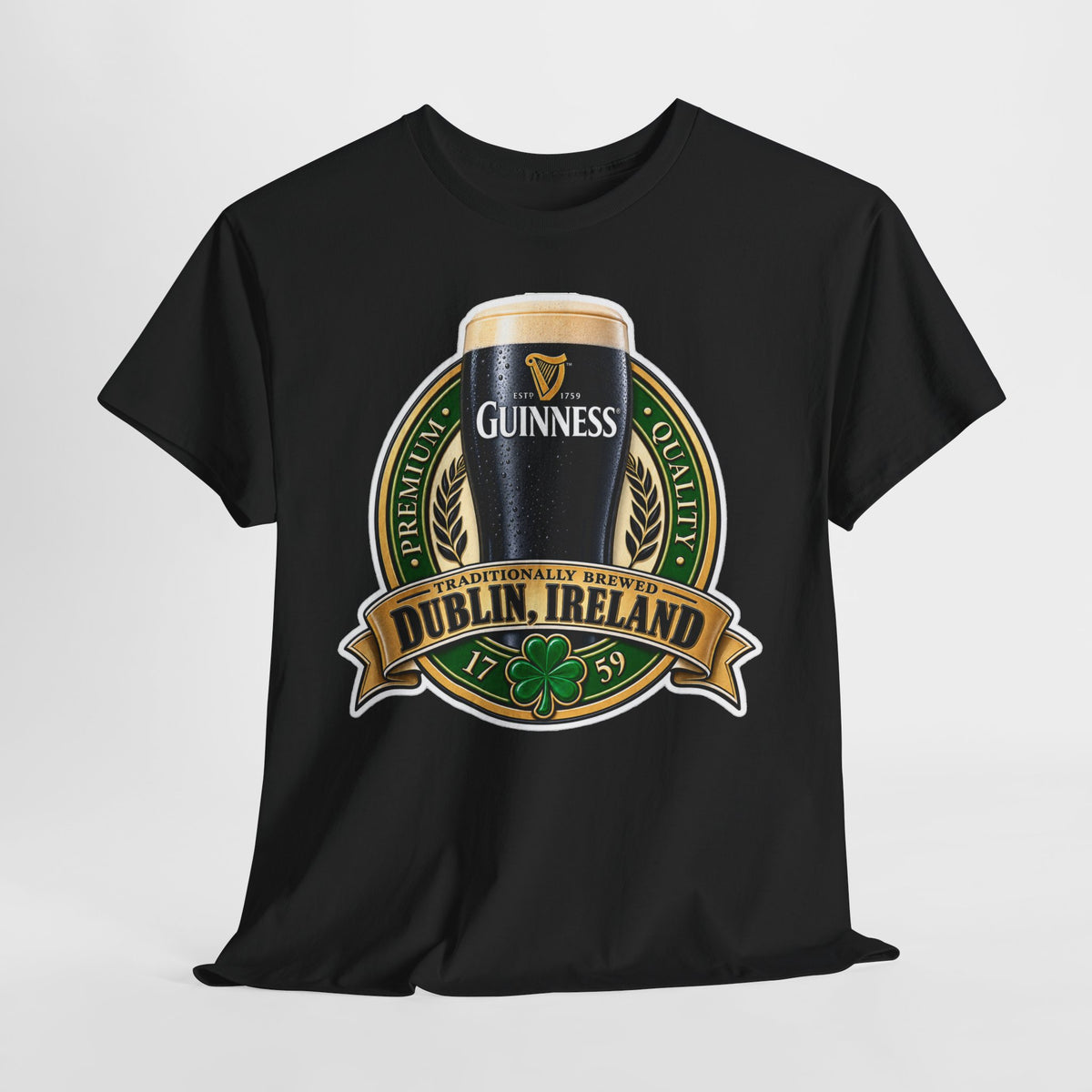 Guinness Dublin Ireland Graphic Cotton T-Shirt