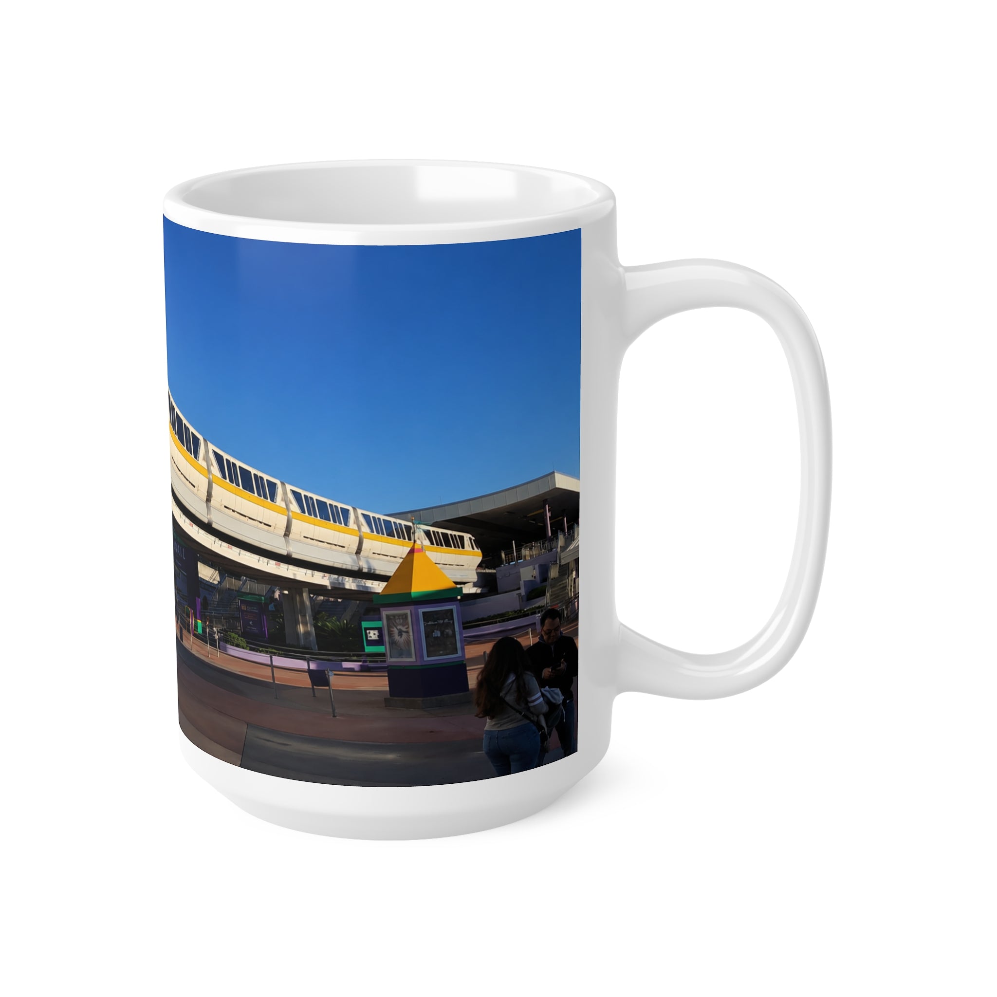 Magic Kingdom Monorail Scenic Ceramic Coffee Mug — 11oz & 15oz