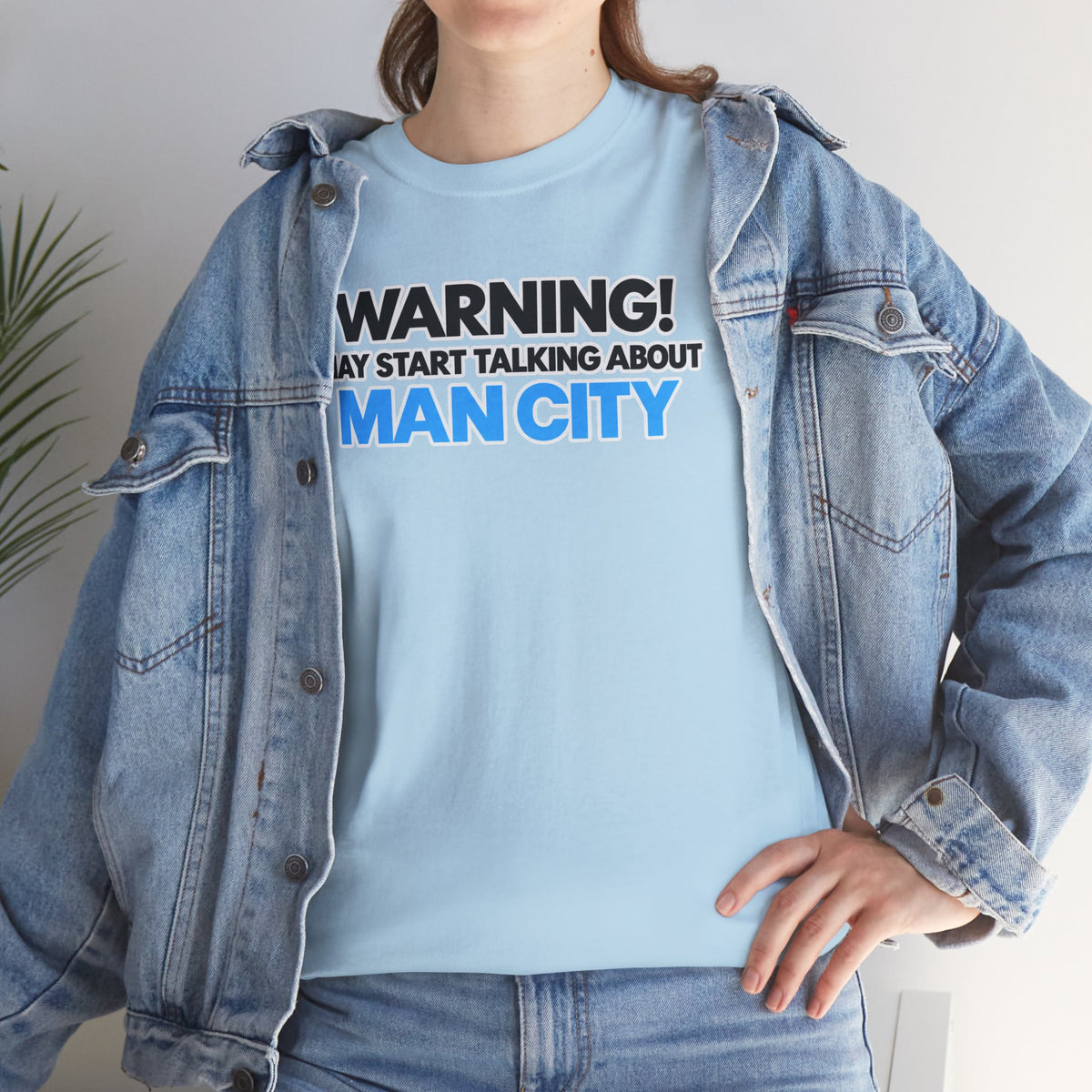 Manchester City Warning! May Start Talking About Man City T‑Shirt