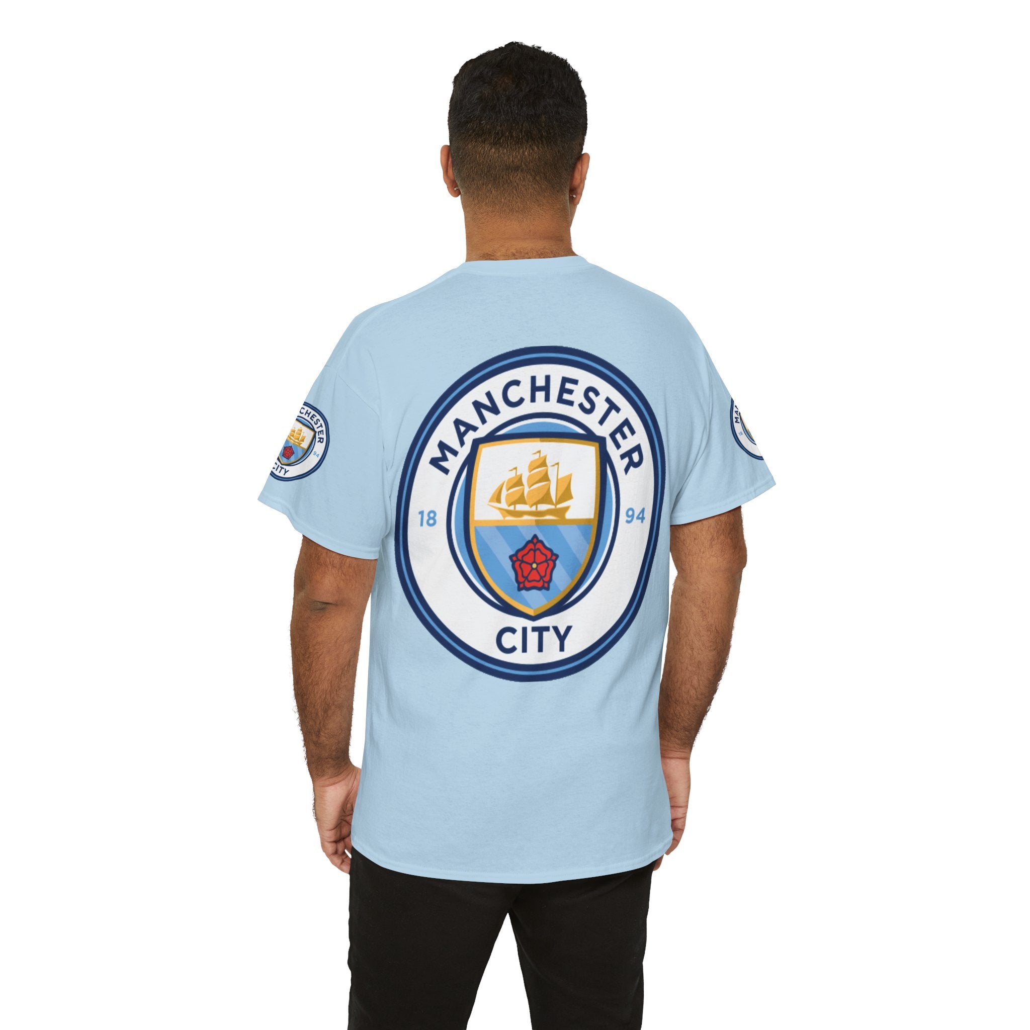 Manchester City Crest T-Shirt — Football Club Logo Tee