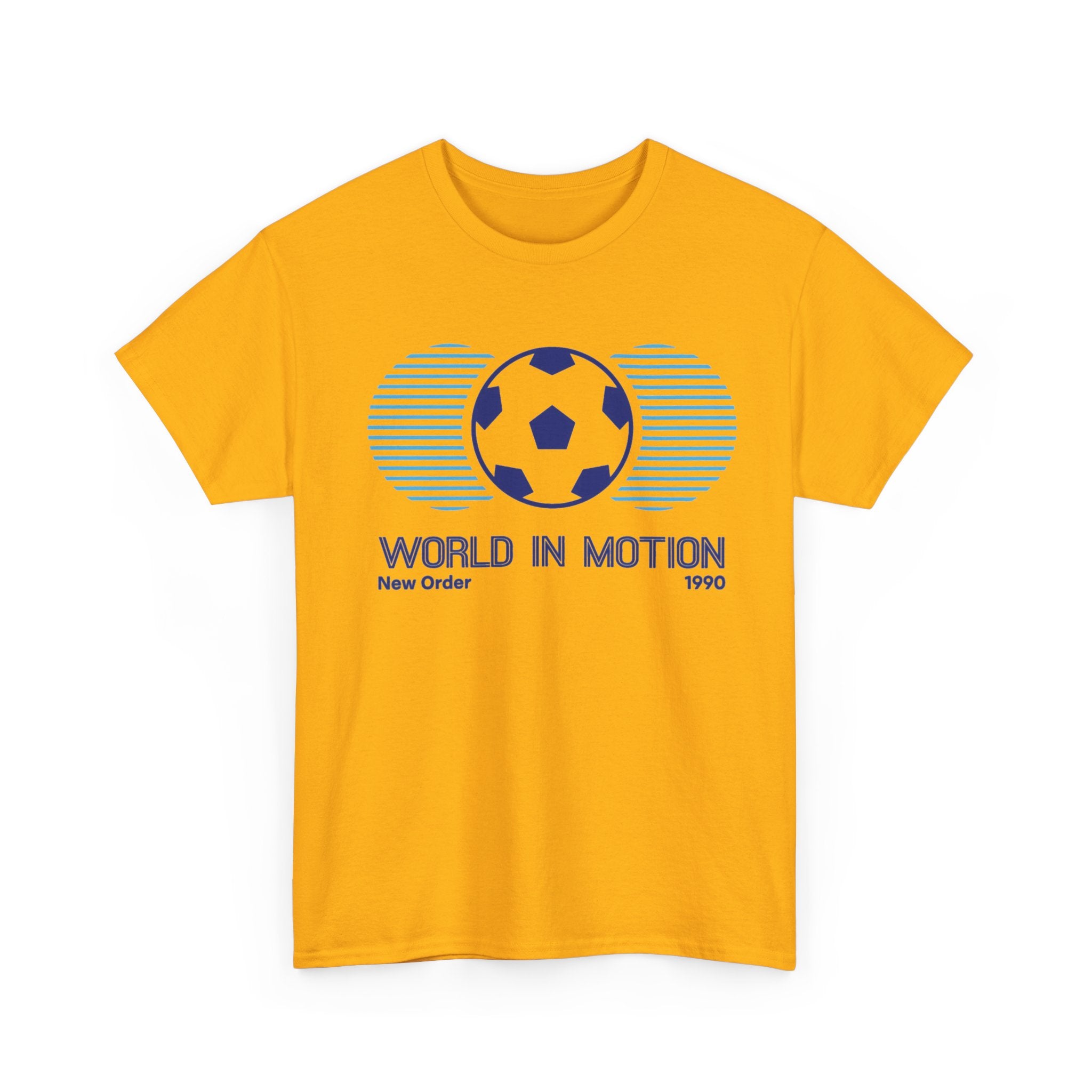 Soccer 'World in Motion' T‑Shirt — Retro Football Graphic Tee