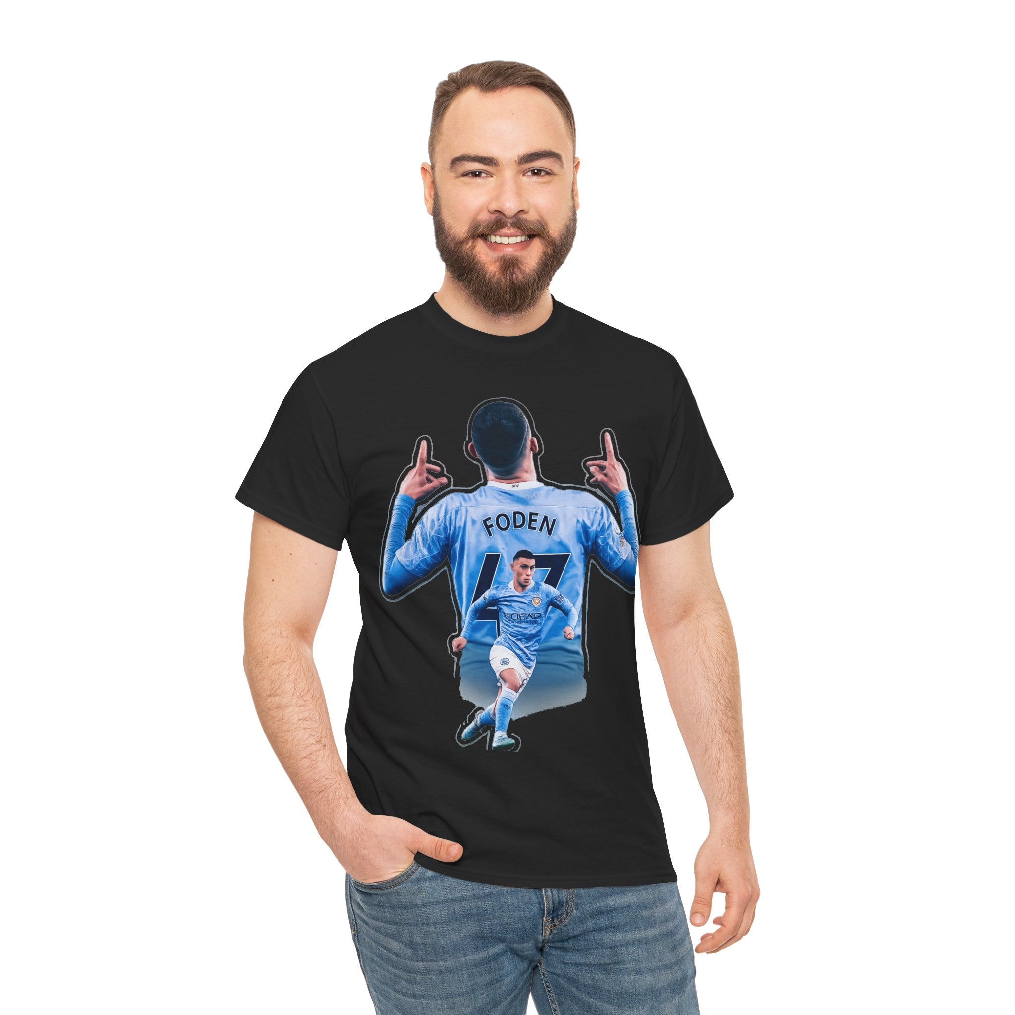 Phil Foden Soccer Fan T‑Shirt – Manchester City Jersey Graphic Tee