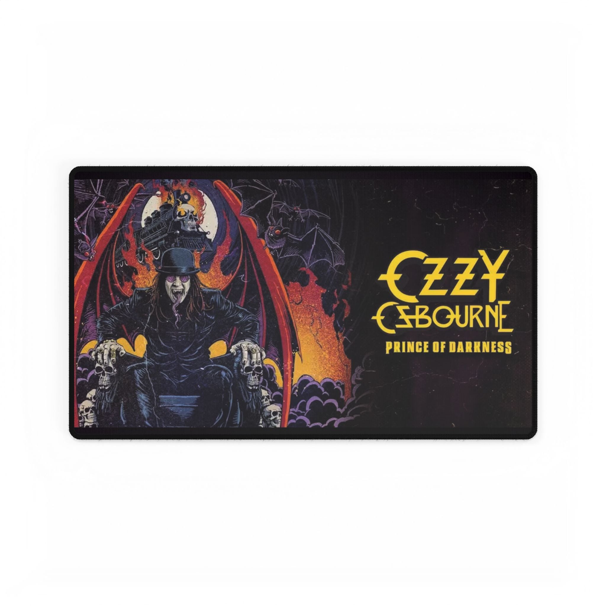 Ozzy Osbourne 'Prince of Darkness' Gaming Desk Mat — Rock Band Mousepad Desk Pad