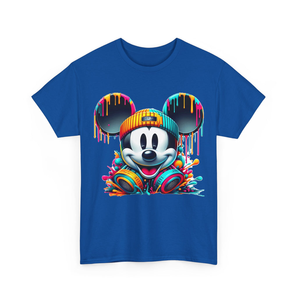 Mickey Graphic Tee — Colorful Street Art Mouse Character T-Shirt