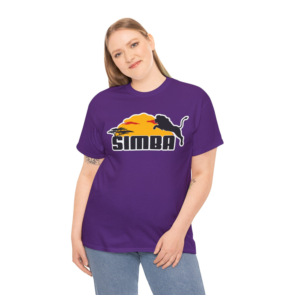 Simba Sunset Graphic Tee — Lion Silhouette Safari T-Shirt