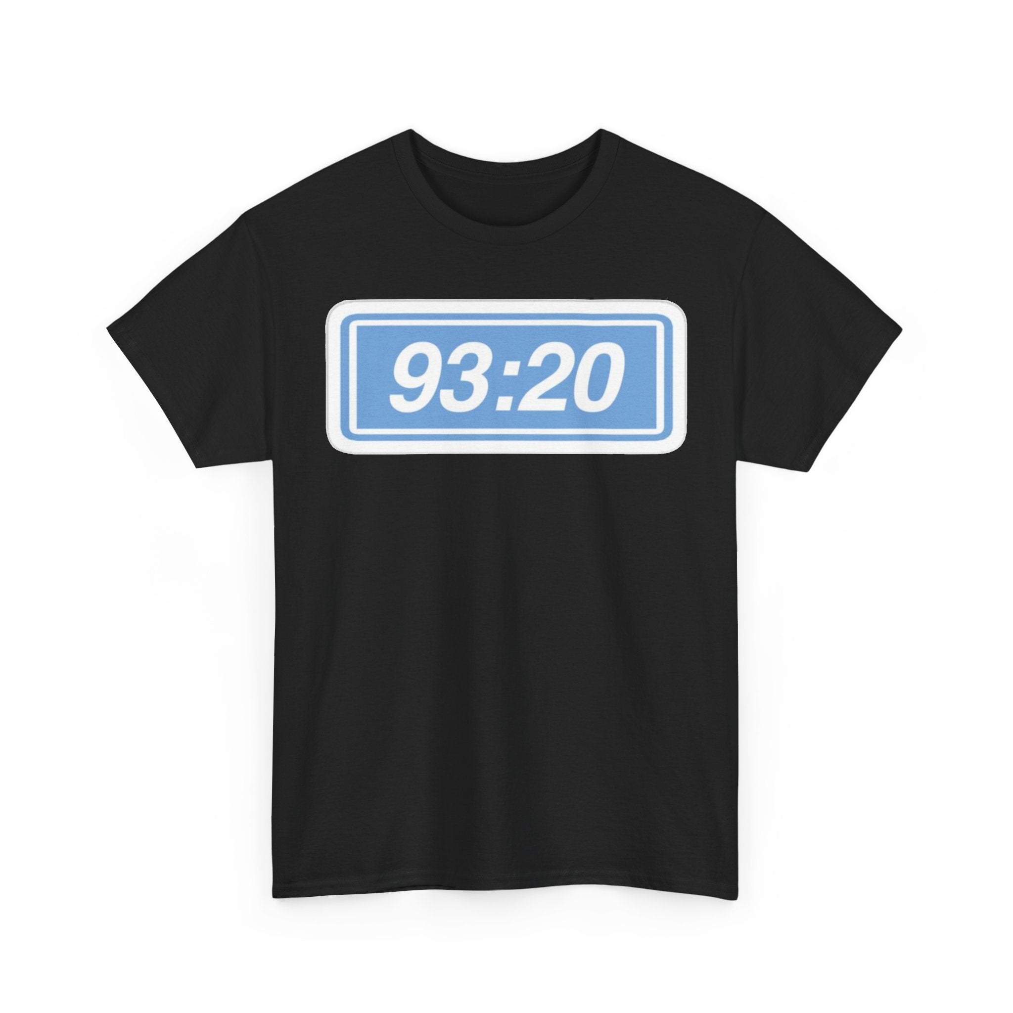 Manchester City 93:20 Tee — Minimal Retro Graphic T‑Shirt