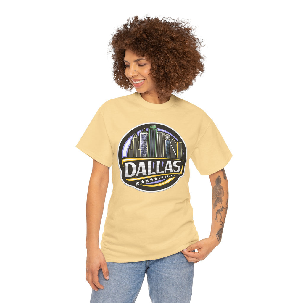 Dallas Skyline Tee — Vintage City Skyline Graphic T-Shirt