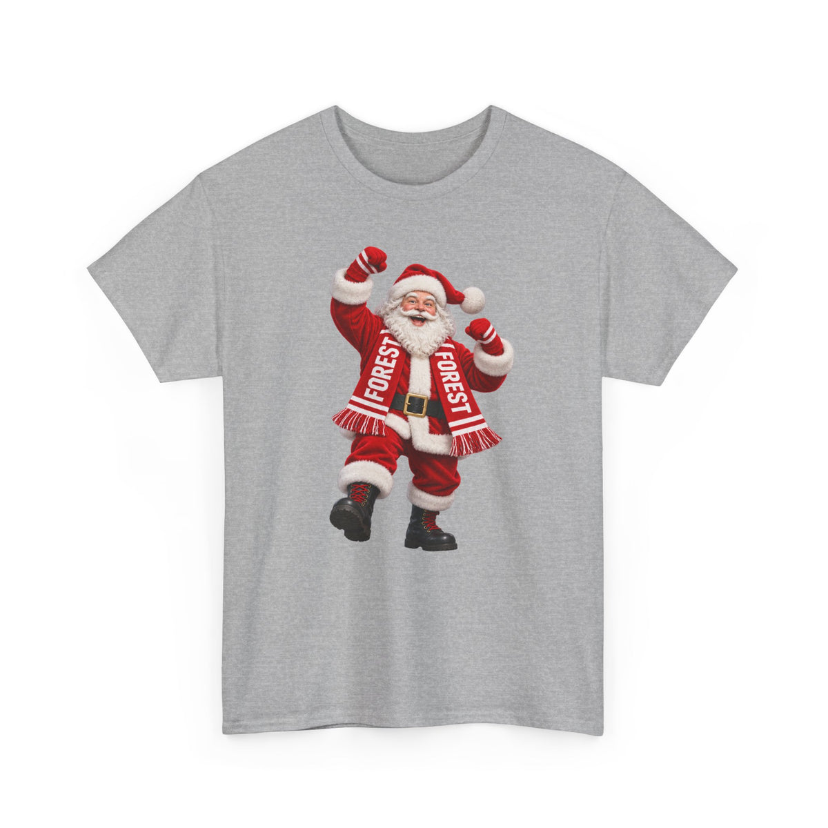 Nottingham Forest Santa Claus Dancing T‑Shirt — Vintage Christmas Holiday Tee