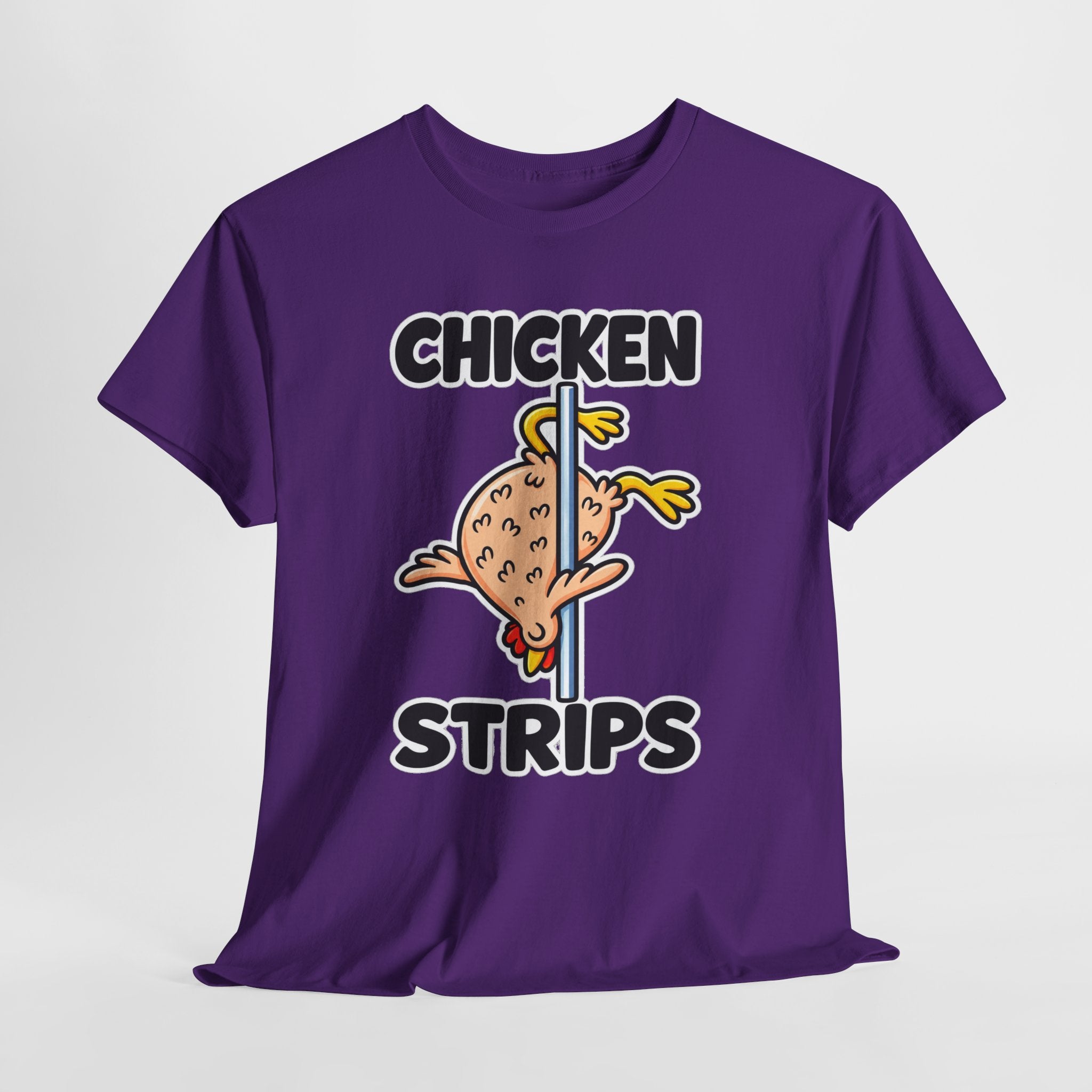 Chicken Strips T‑Shirt — Funny Pole Dance Chicken Graphic Tee