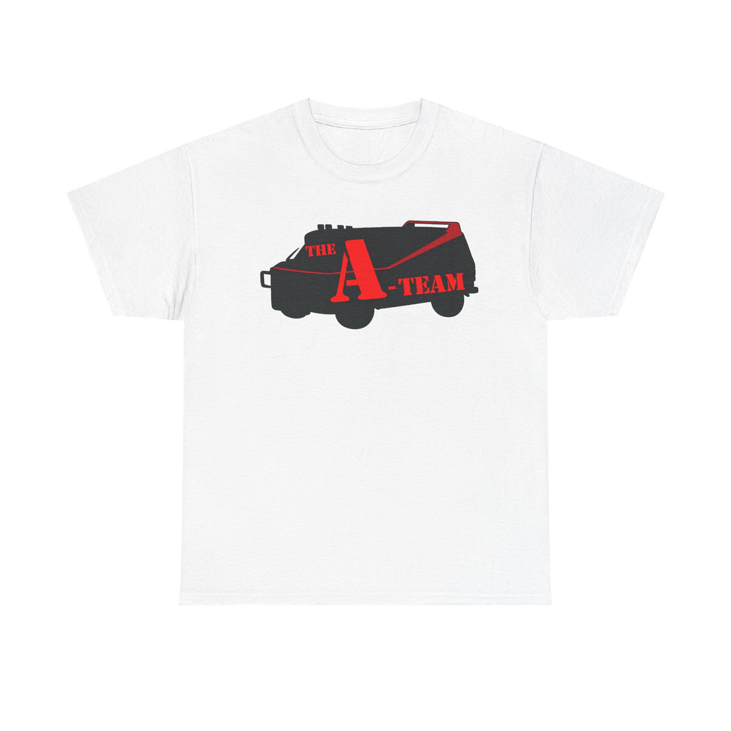 A-Team Van Graphic Tee — Retro Action TV Logo T-Shirt