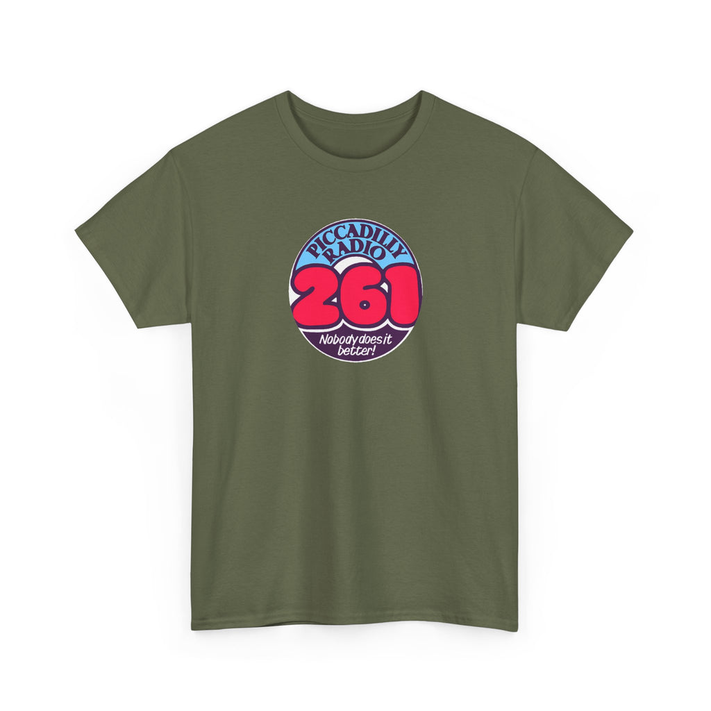 Piccadilly Radio '261' Logo T‑Shirt — Vintage Unofficial Radio Station Graphic Tee