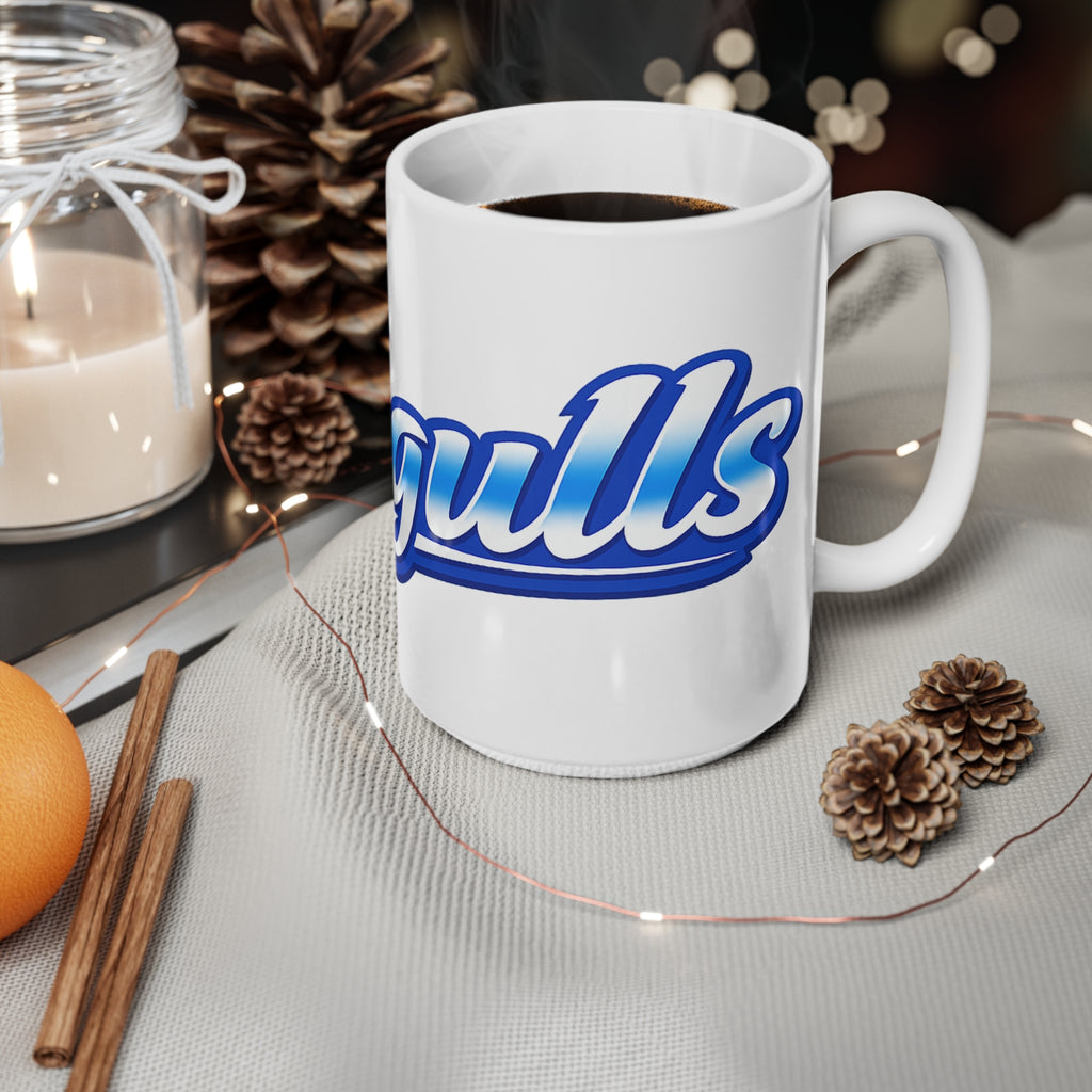The Seagulls Football Script Ceramic Coffee Mug — 11oz & 15oz