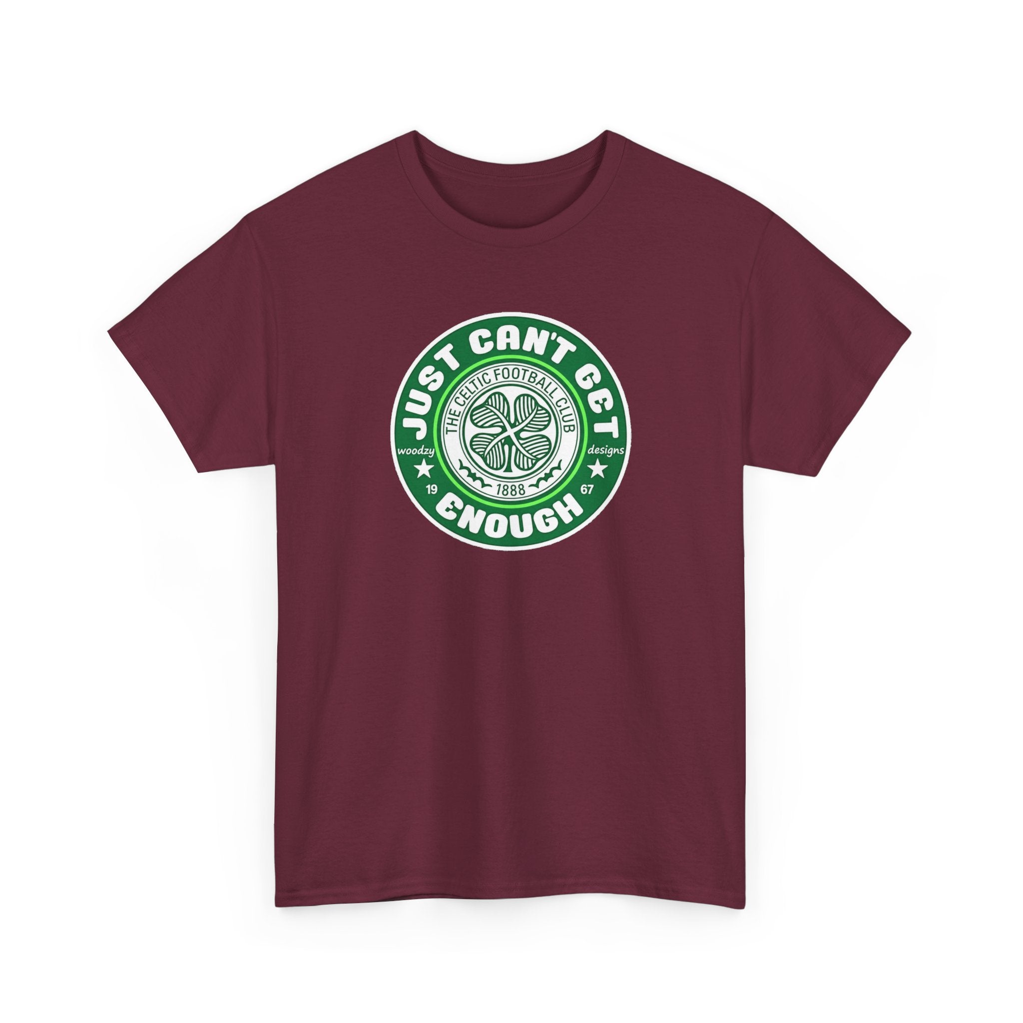 Celtic T-Shirt — "Just Can't Get Enough" Green Shamrock St. Patrick's Day Tee