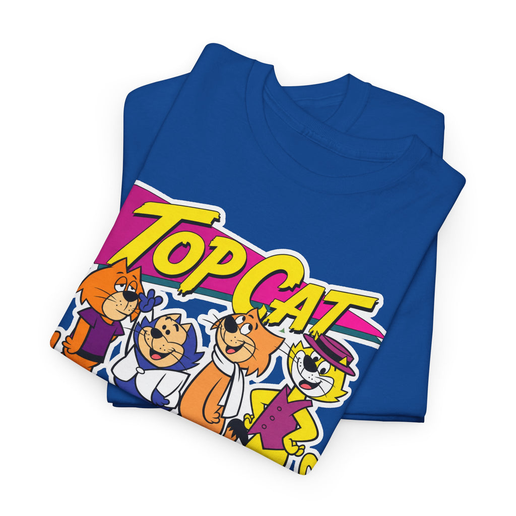 Top Cat Retro Cartoon Cotton T-Shirt / Tee