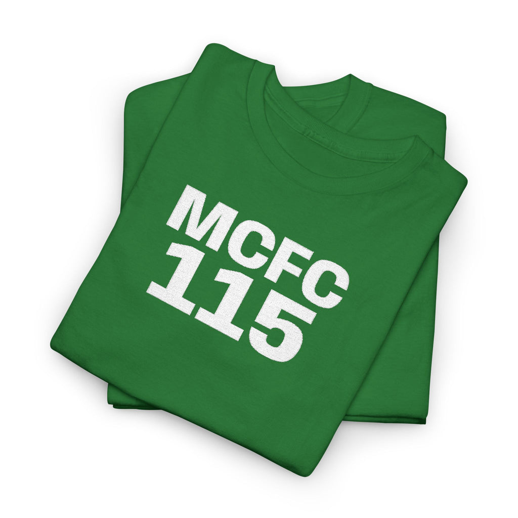 MCFC 115 T-Shirt — Vintage Football Club Number Tee