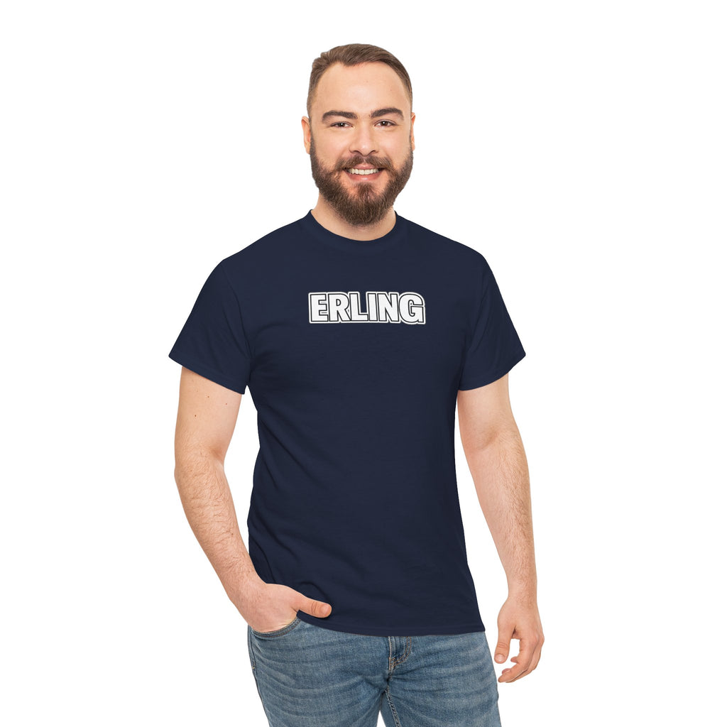 Erling Haaland Name Tee — Personalized Minimalist T-Shirt