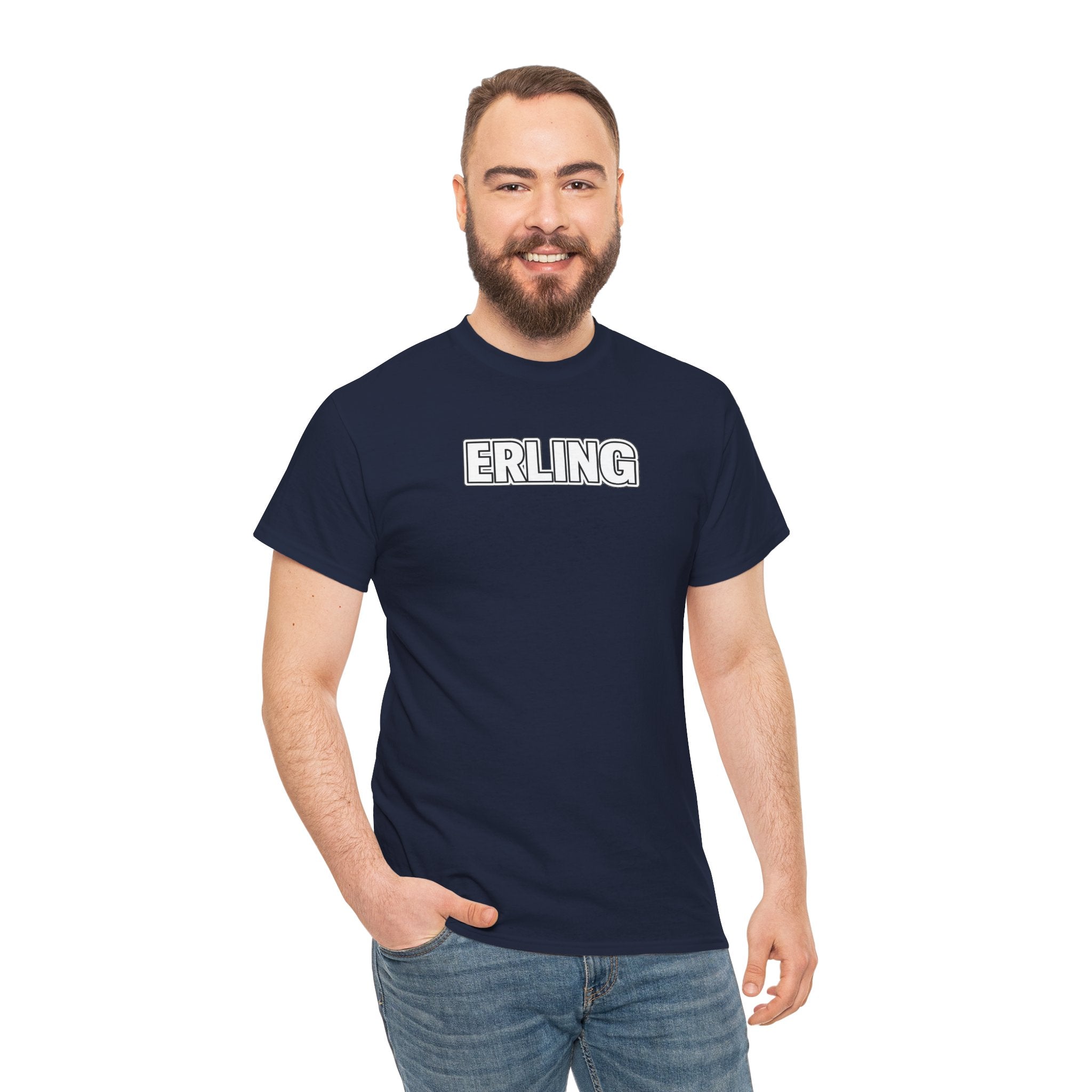 Erling Haaland Name Tee — Personalized Minimalist T-Shirt