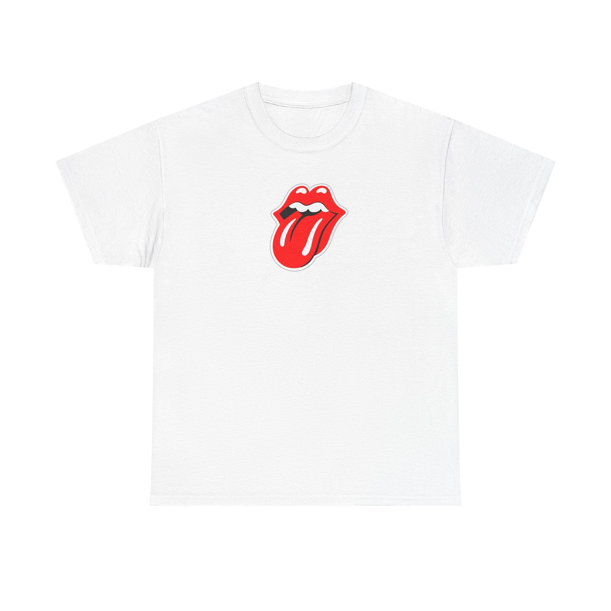 Rock Retro Red Tongue and Lips Graphic Tee