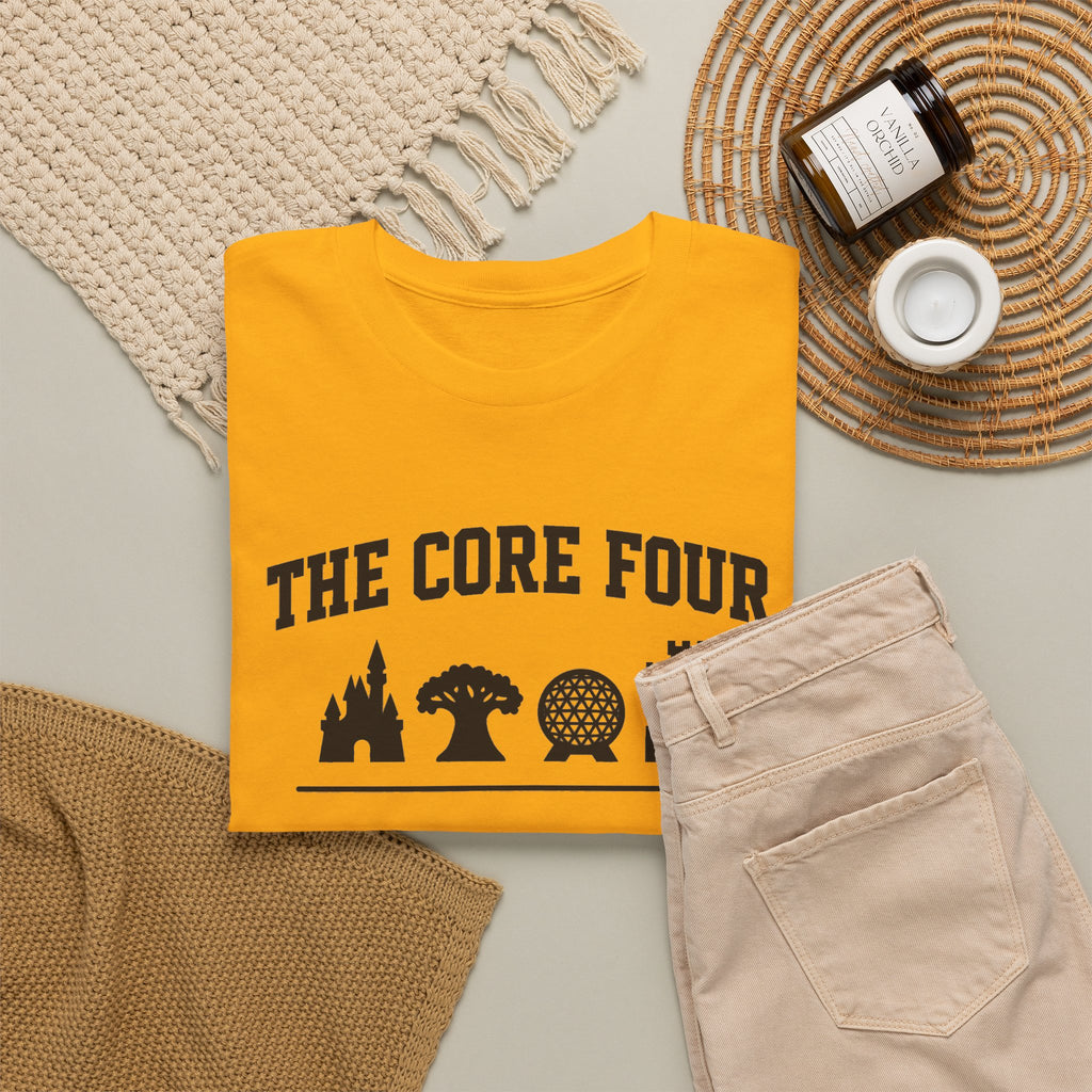 The Core Four Walt Disney World Unisex Heavy Cotton Tee