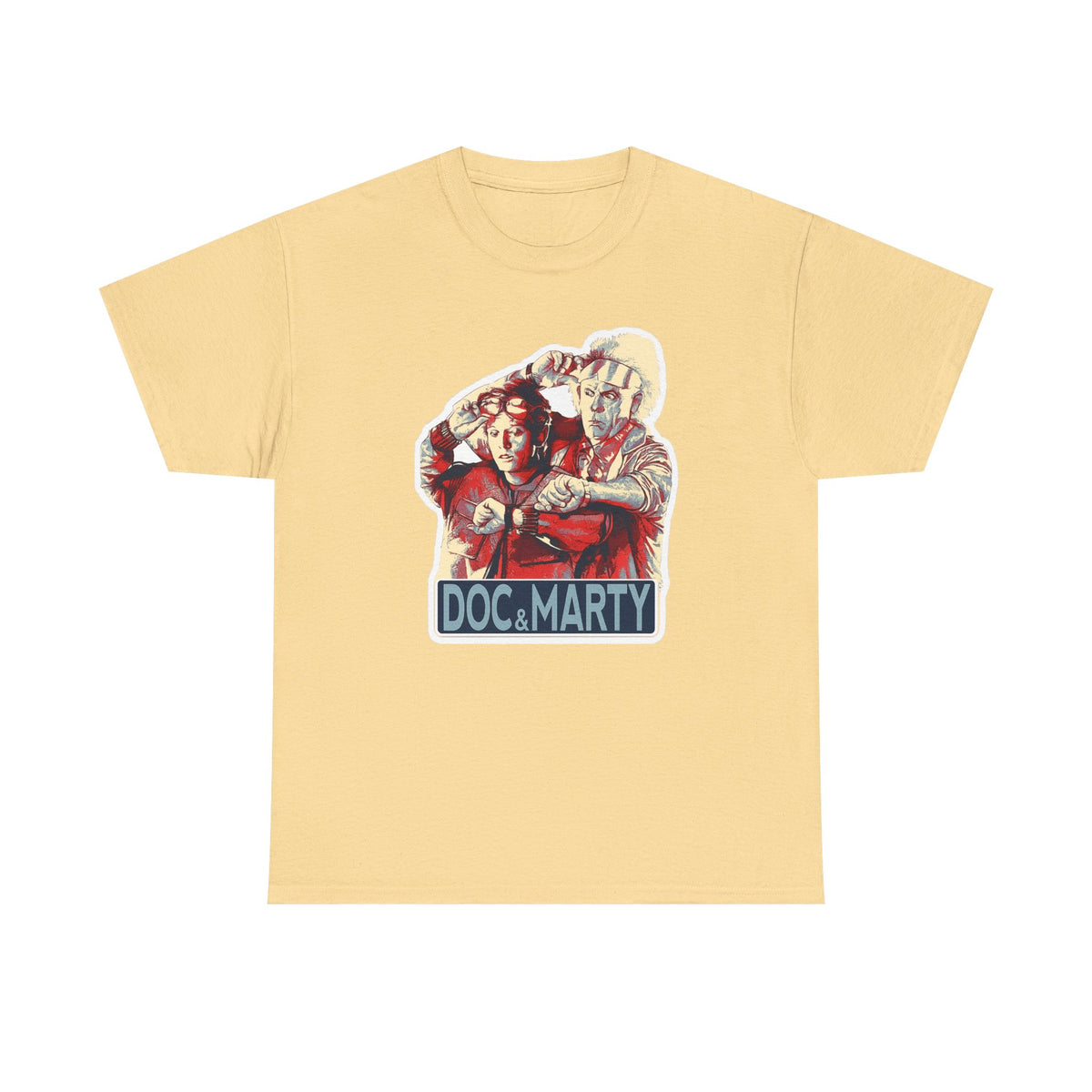 Doc & Marty Retro Graphic Cotton Tee