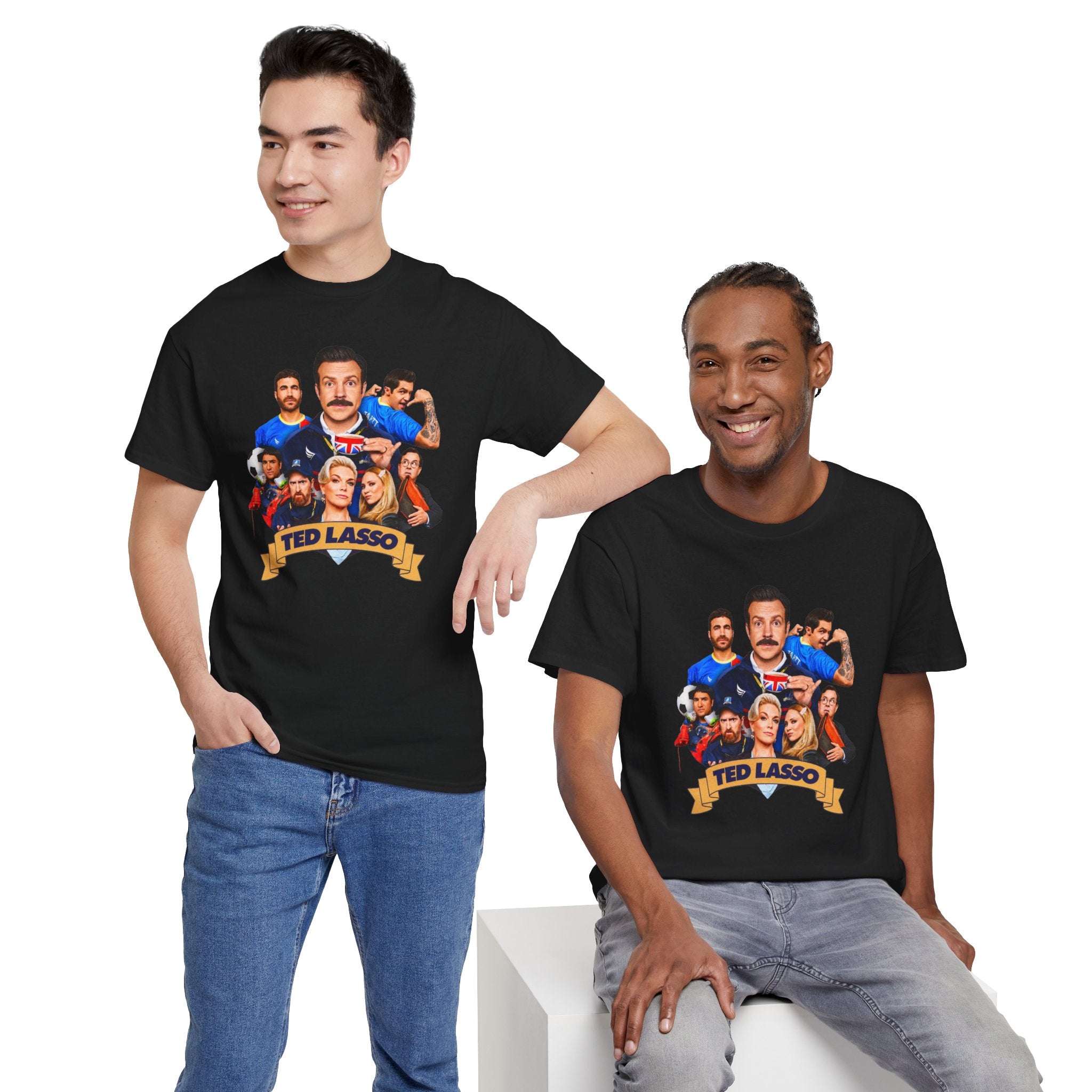 Ted Lasso Inspired Cast Graphic Tee — TV Show Fan Shirt