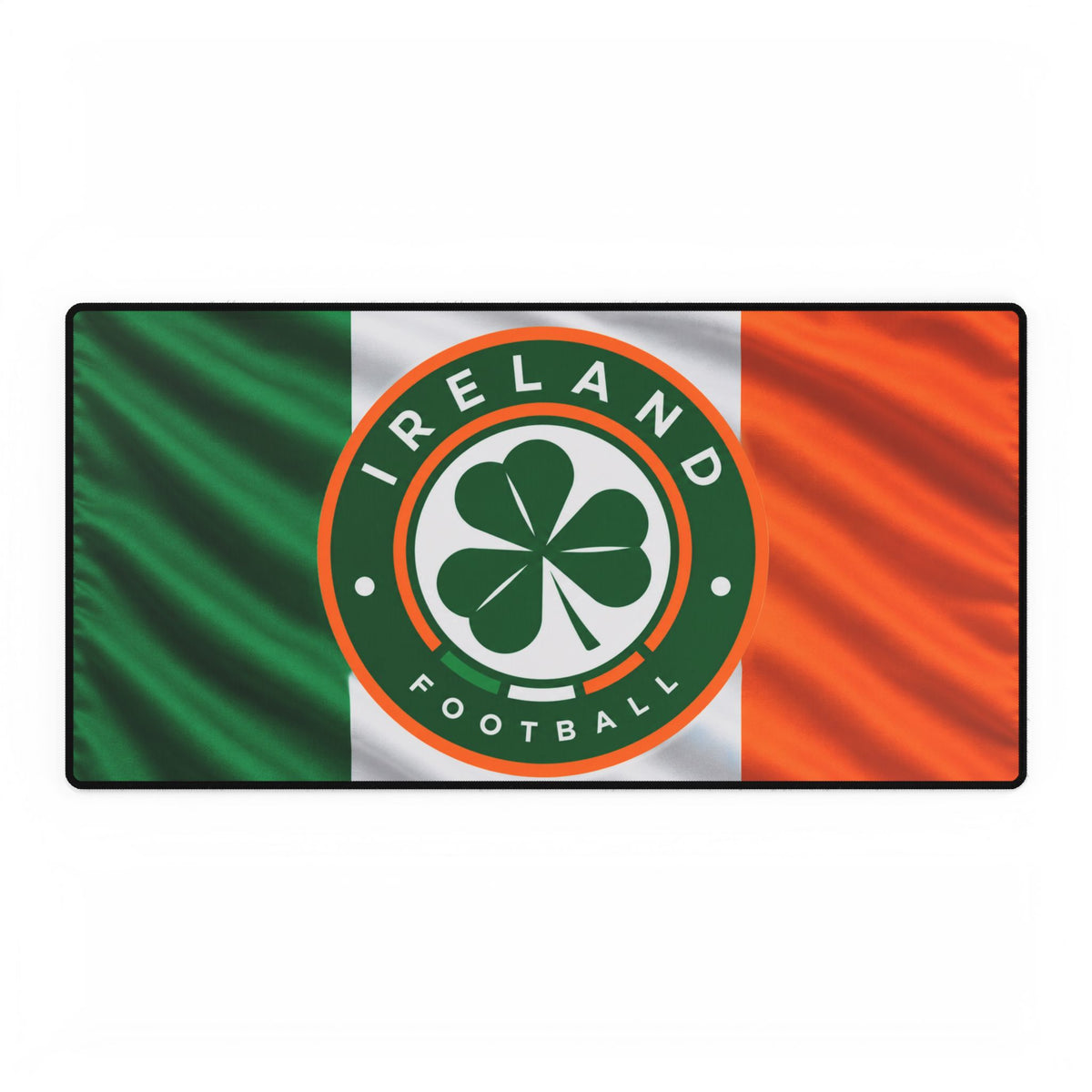 Ireland Football Desk Mat — Shamrock Flag Gaming & Office Mouse Pad