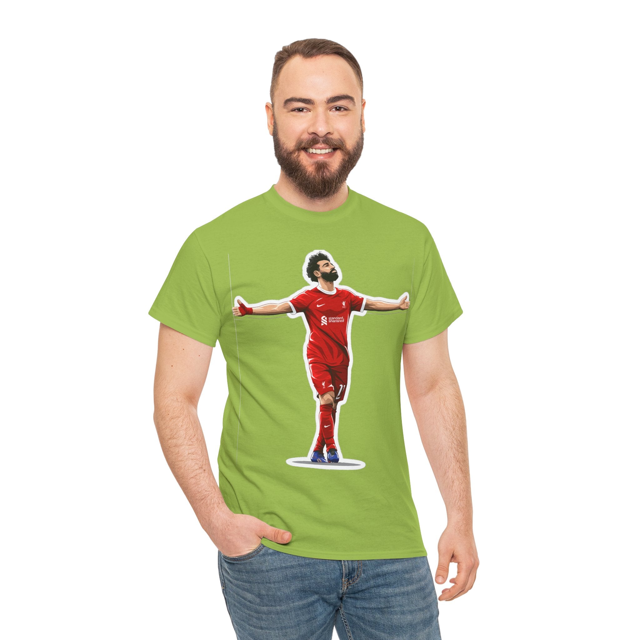 Mo Salah Celebration Tee — Liverpool Graphic T-Shirt