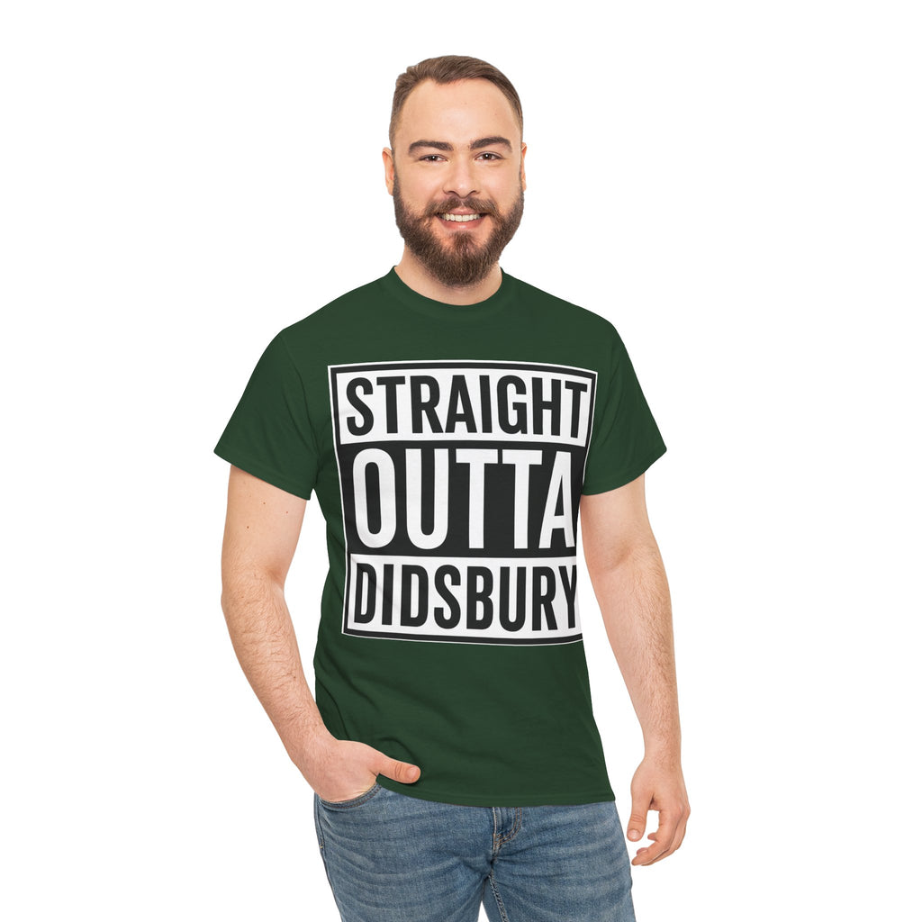 Straight Outta Didsbury T‑Shirt — Graphic City Pride Tee